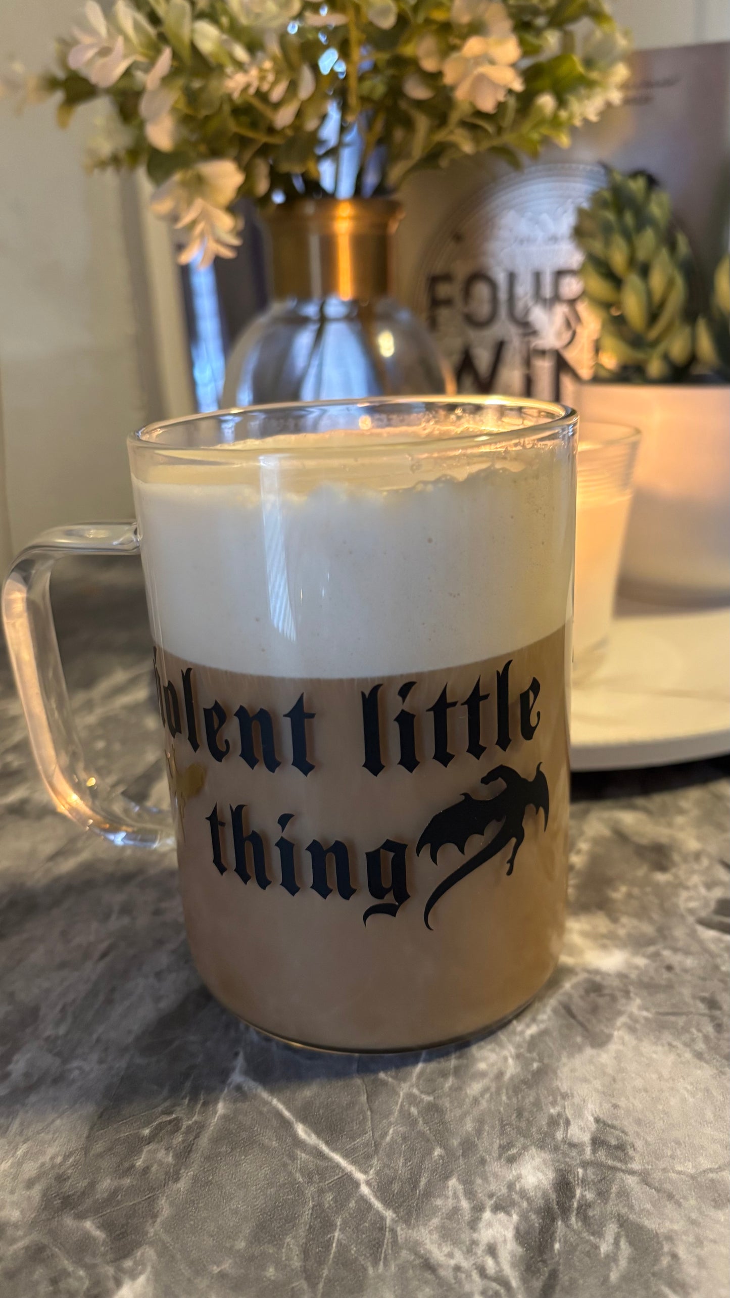 Violent little thing dragon mug