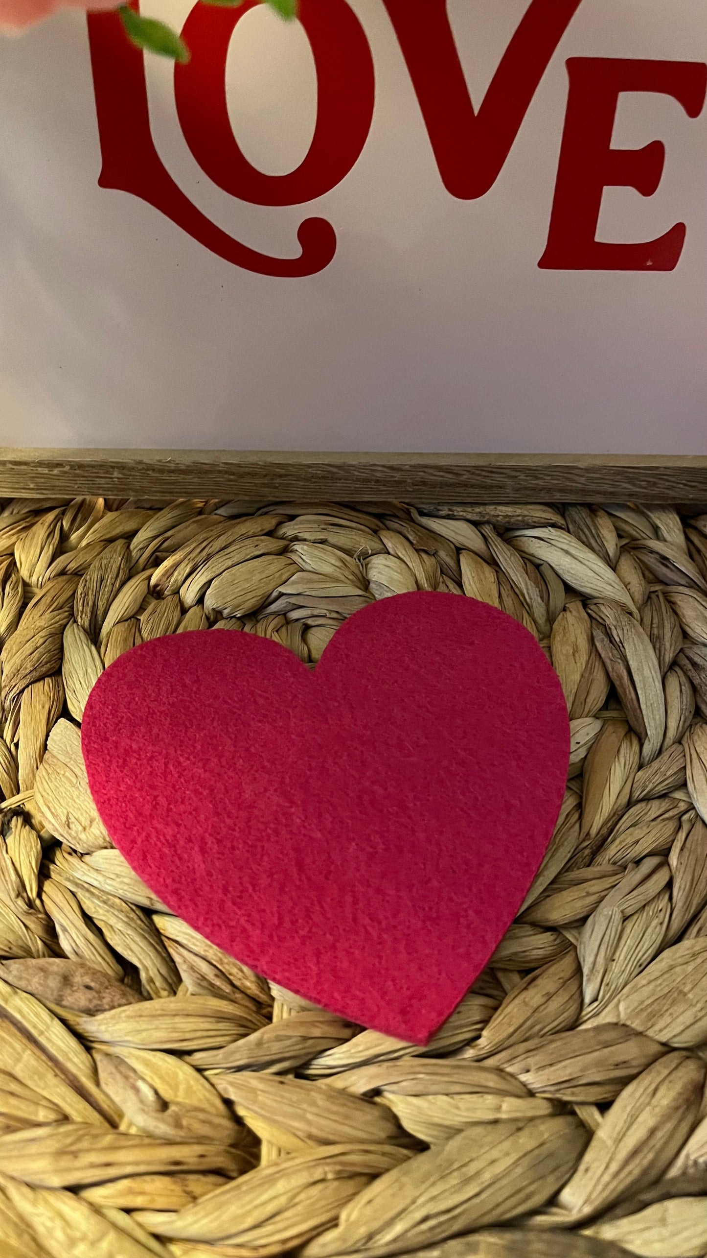 Valentine Heart coaster