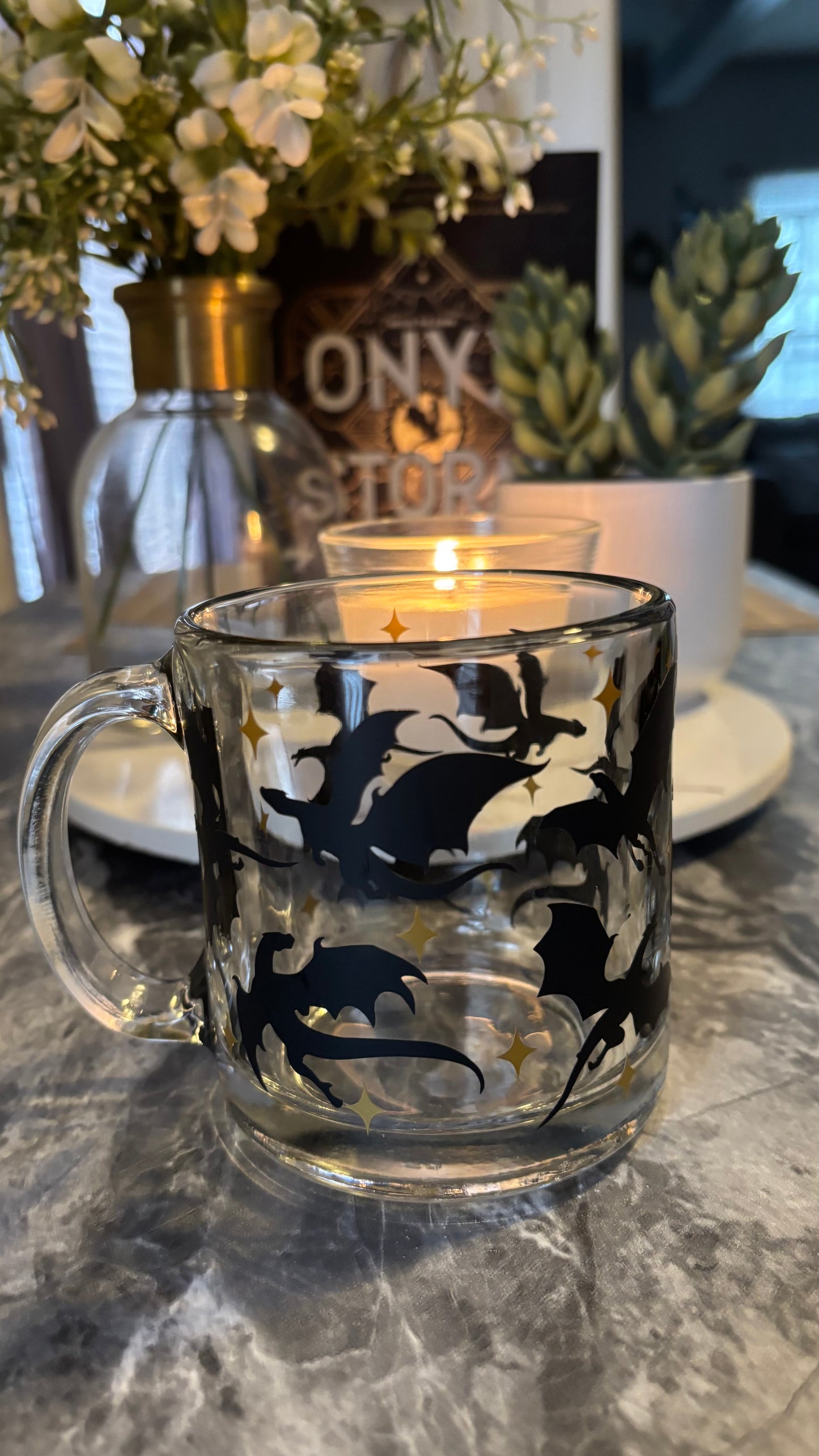 Dragon fourth wing inspired mug