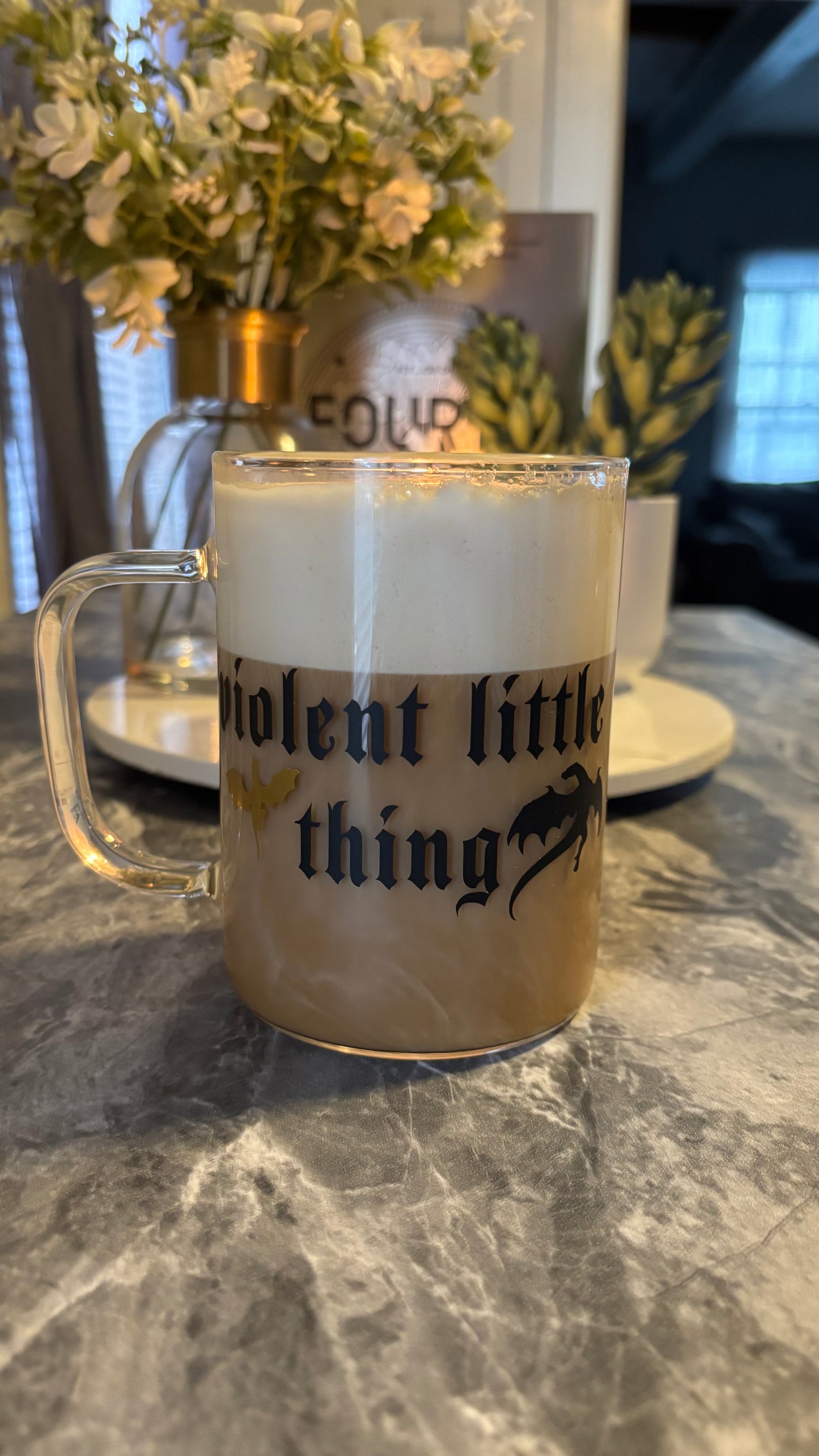 Violent little thing dragon mug