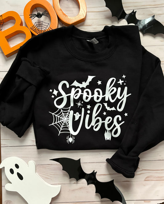 Spooky vibes Halloween sweatshirt