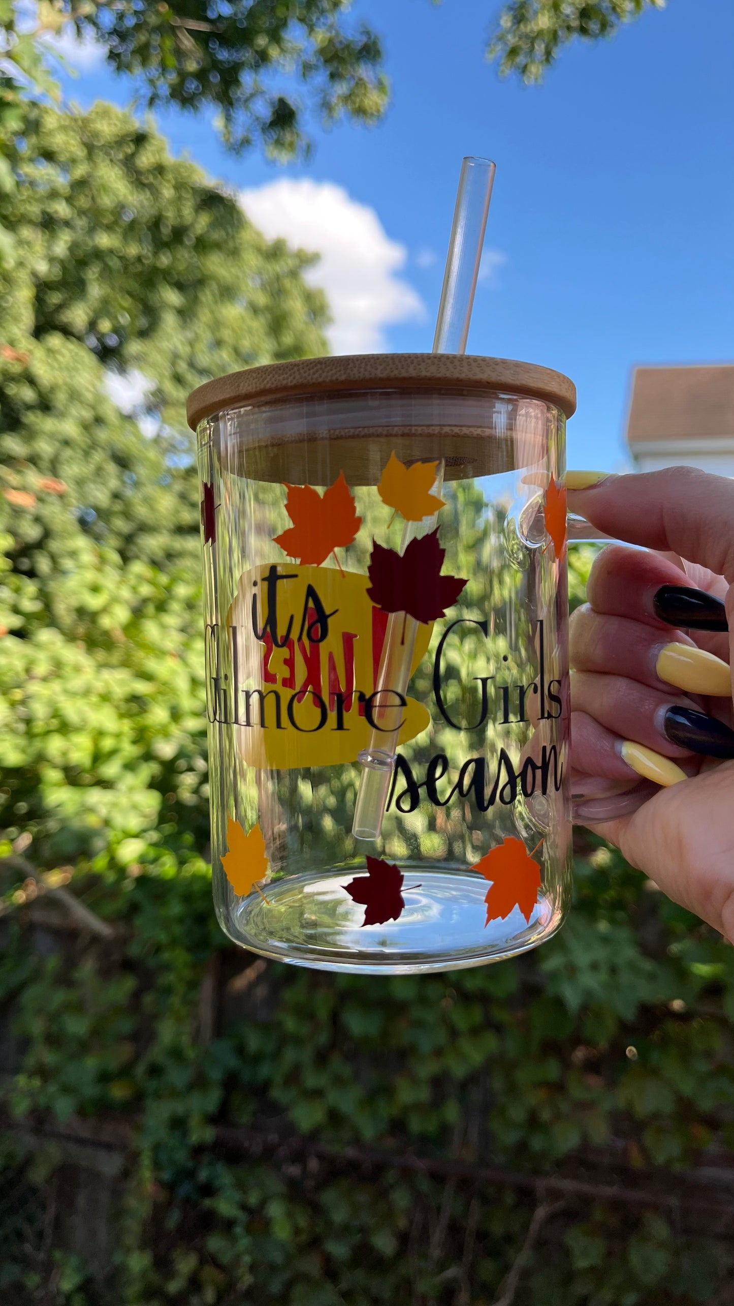 Gilmore girls season glass mug