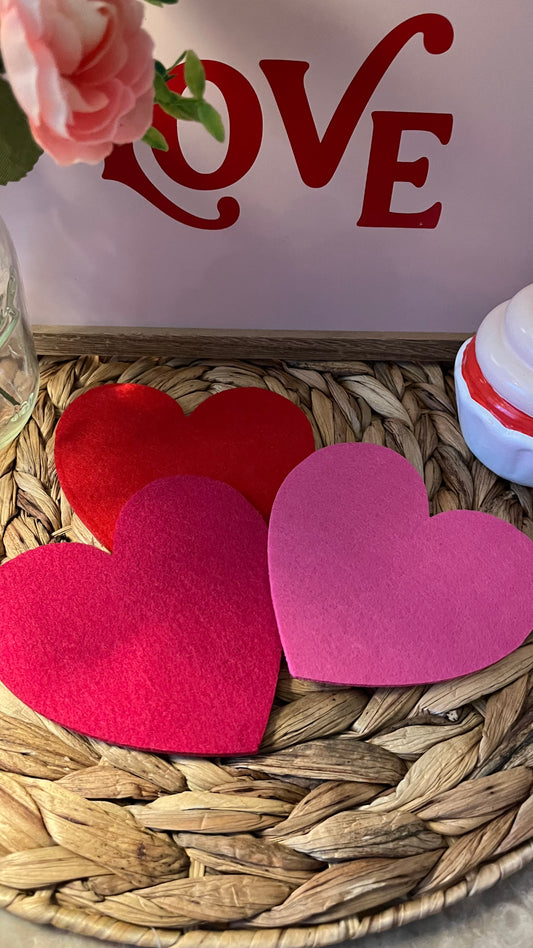 Valentine Heart coaster