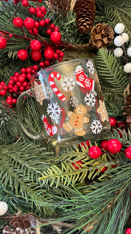 Christmas Sweets glass mug