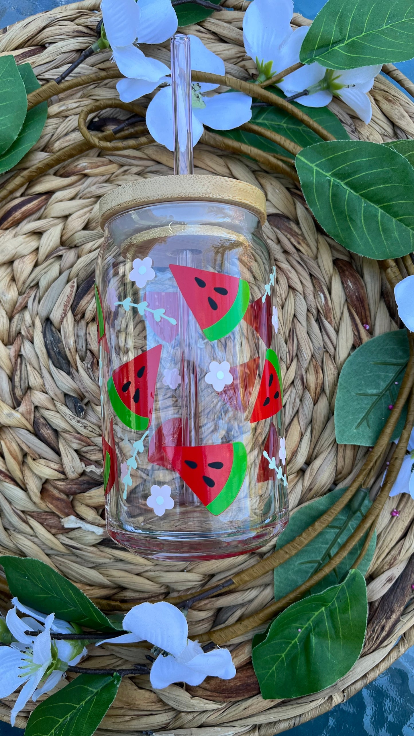 Watermelon glass cup