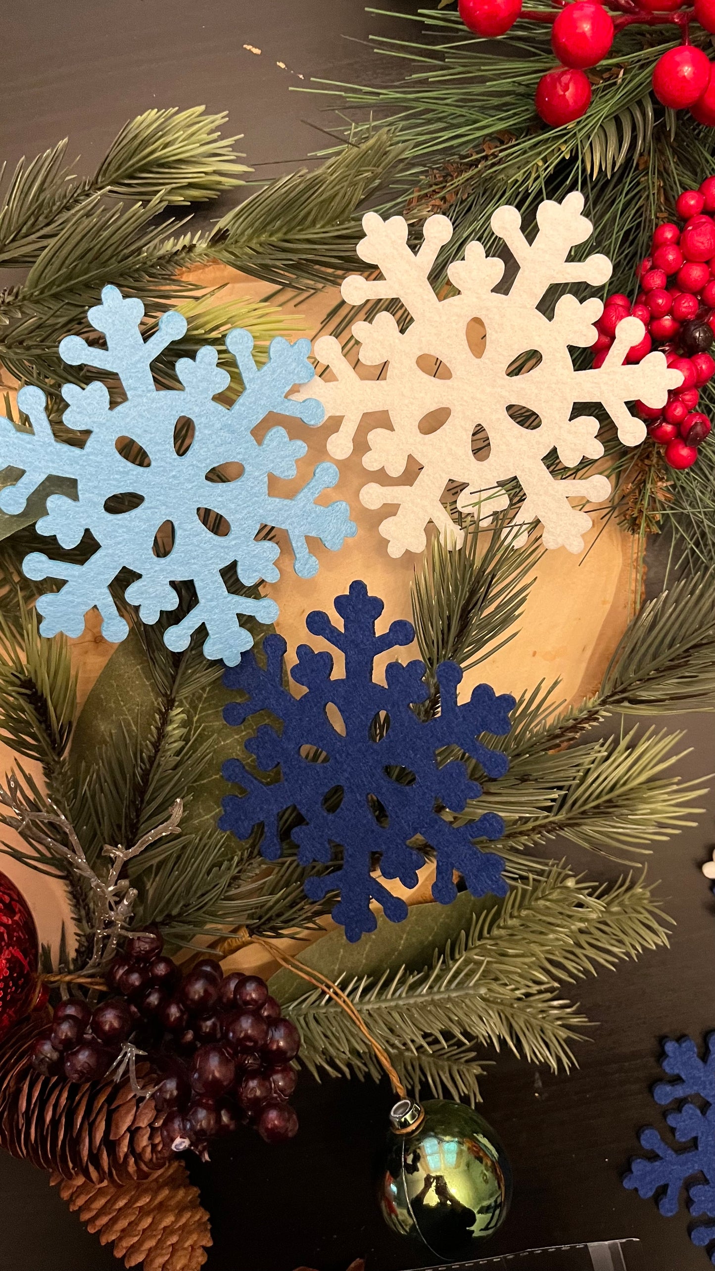 Snowflake coaster