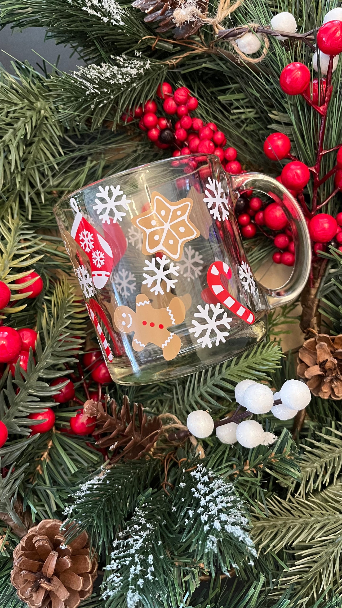 Christmas Sweets glass mug