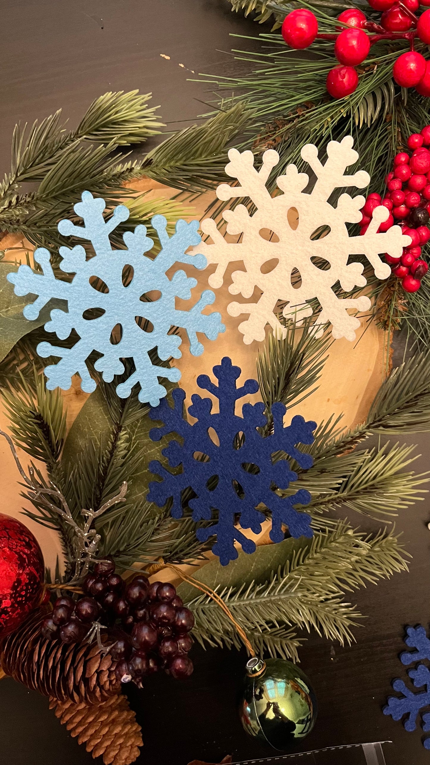 Snowflake coaster