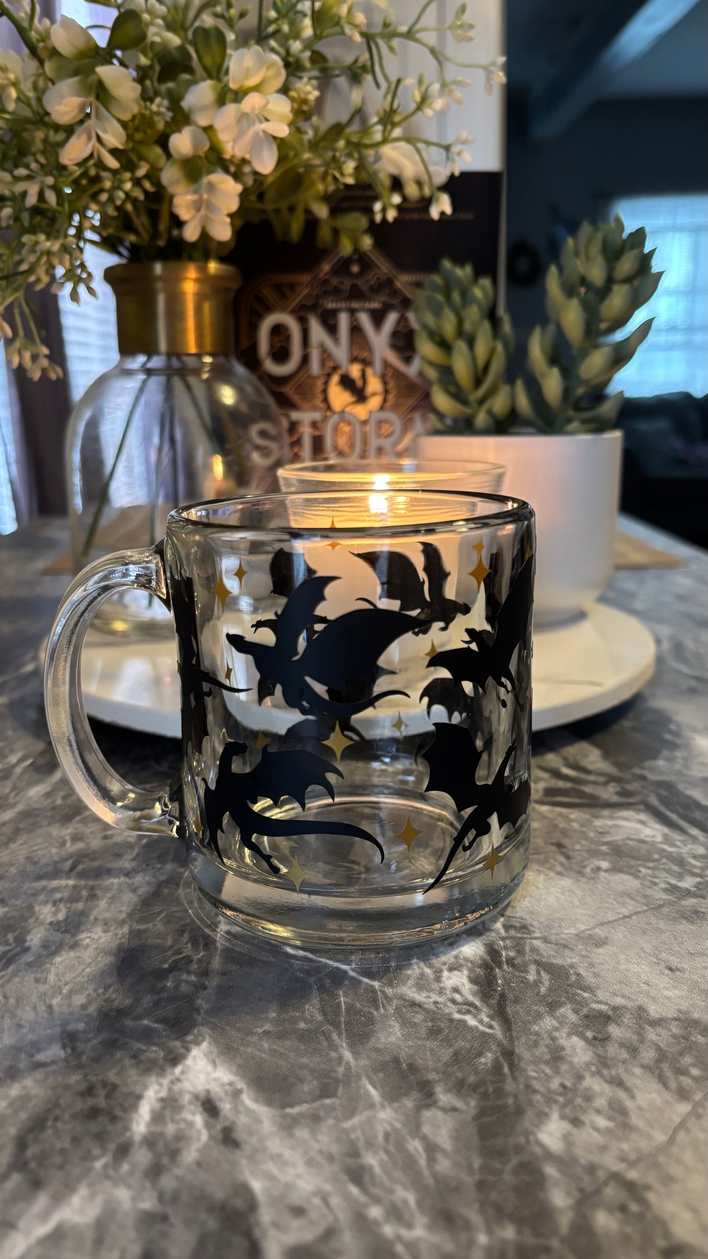 Dragon fourth wing inspired mug