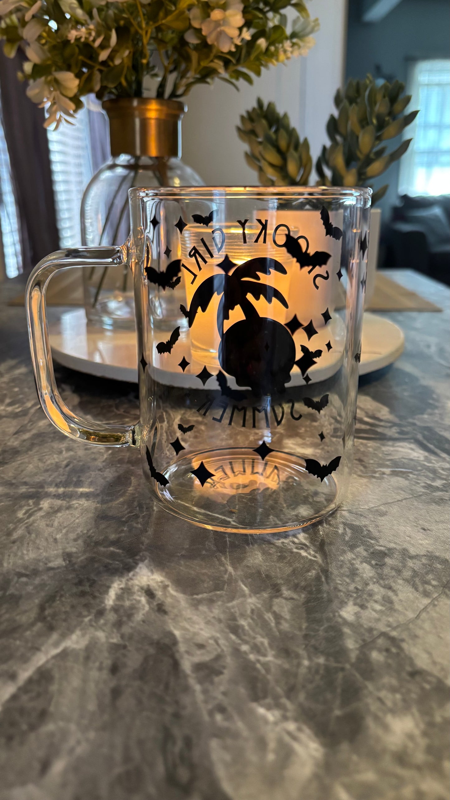 Spooky girl summer mug