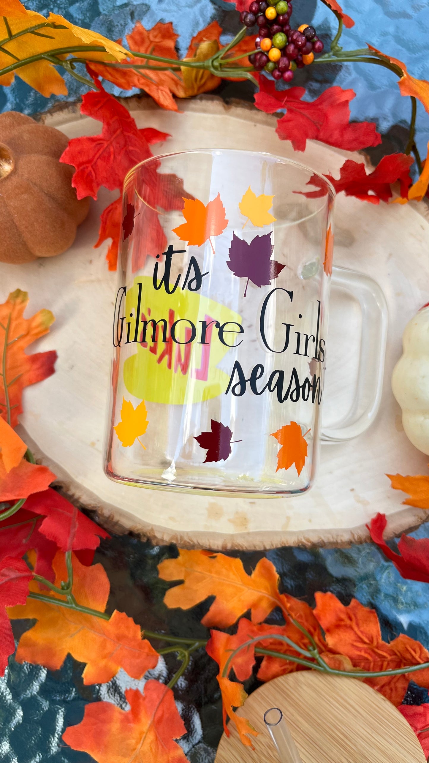 Gilmore girls season glass mug