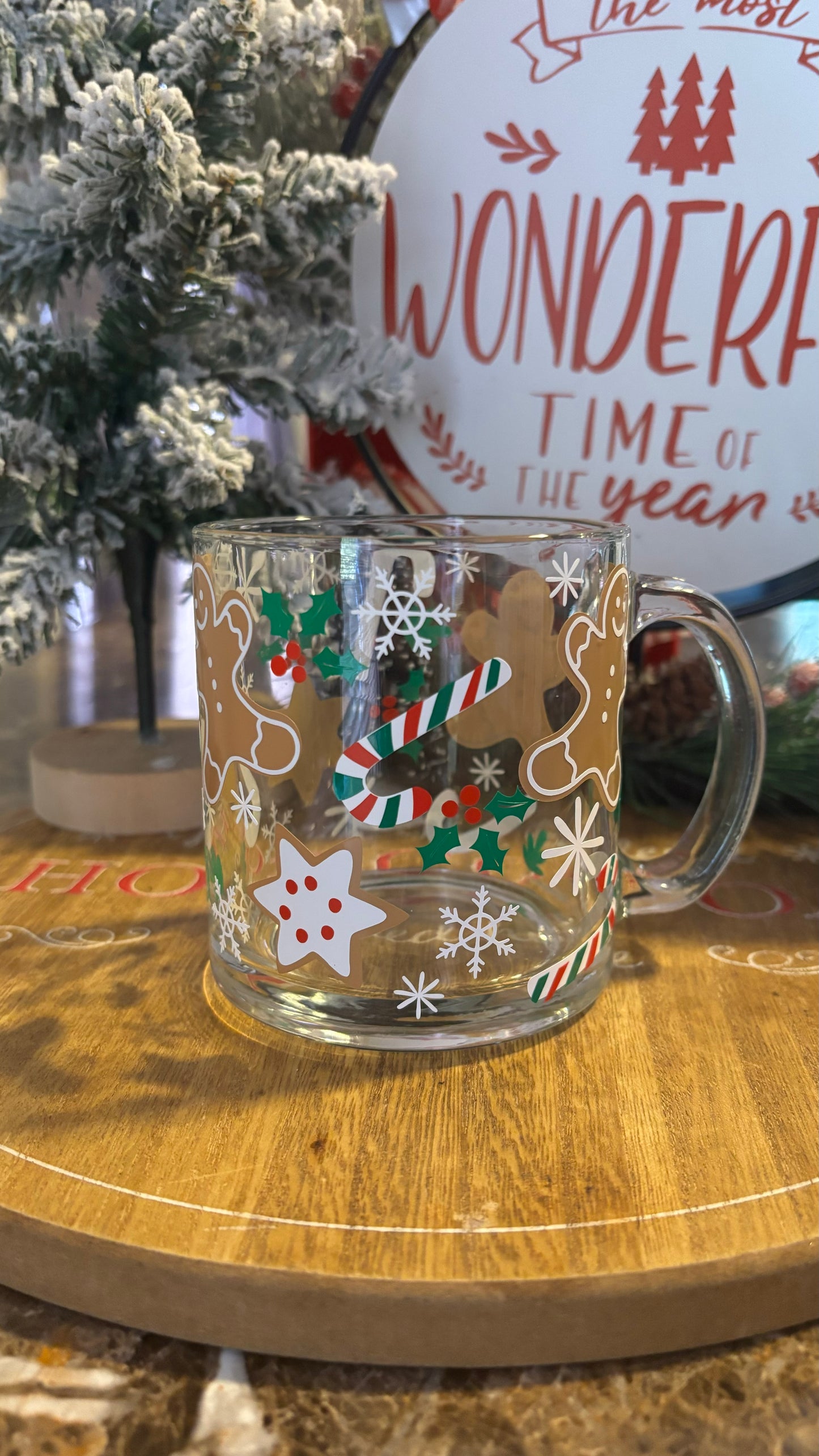 Christmas gingerbread mug