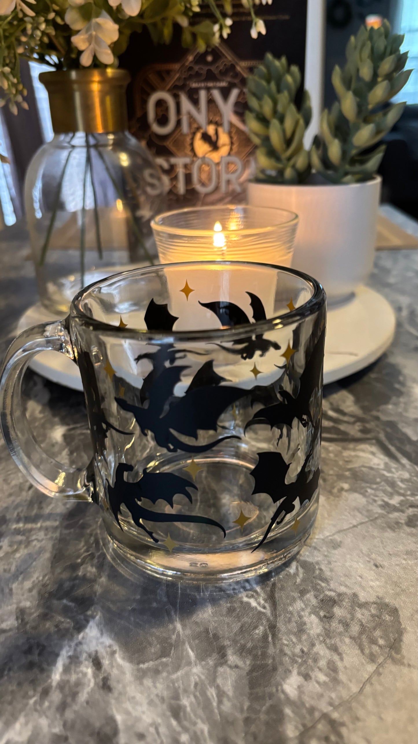 Dragon fourth wing inspired mug