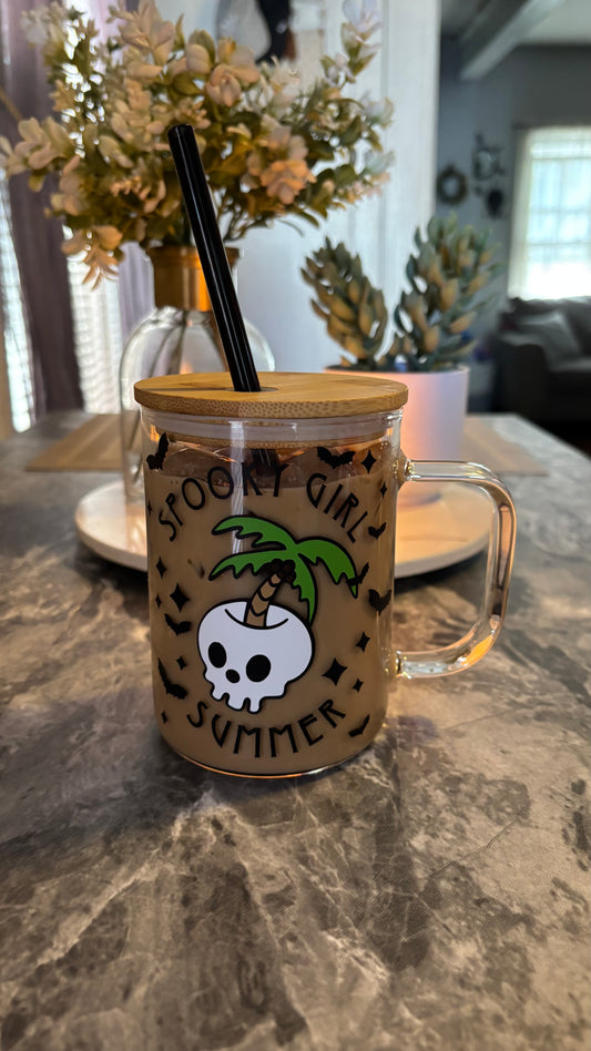 Spooky girl summer mug