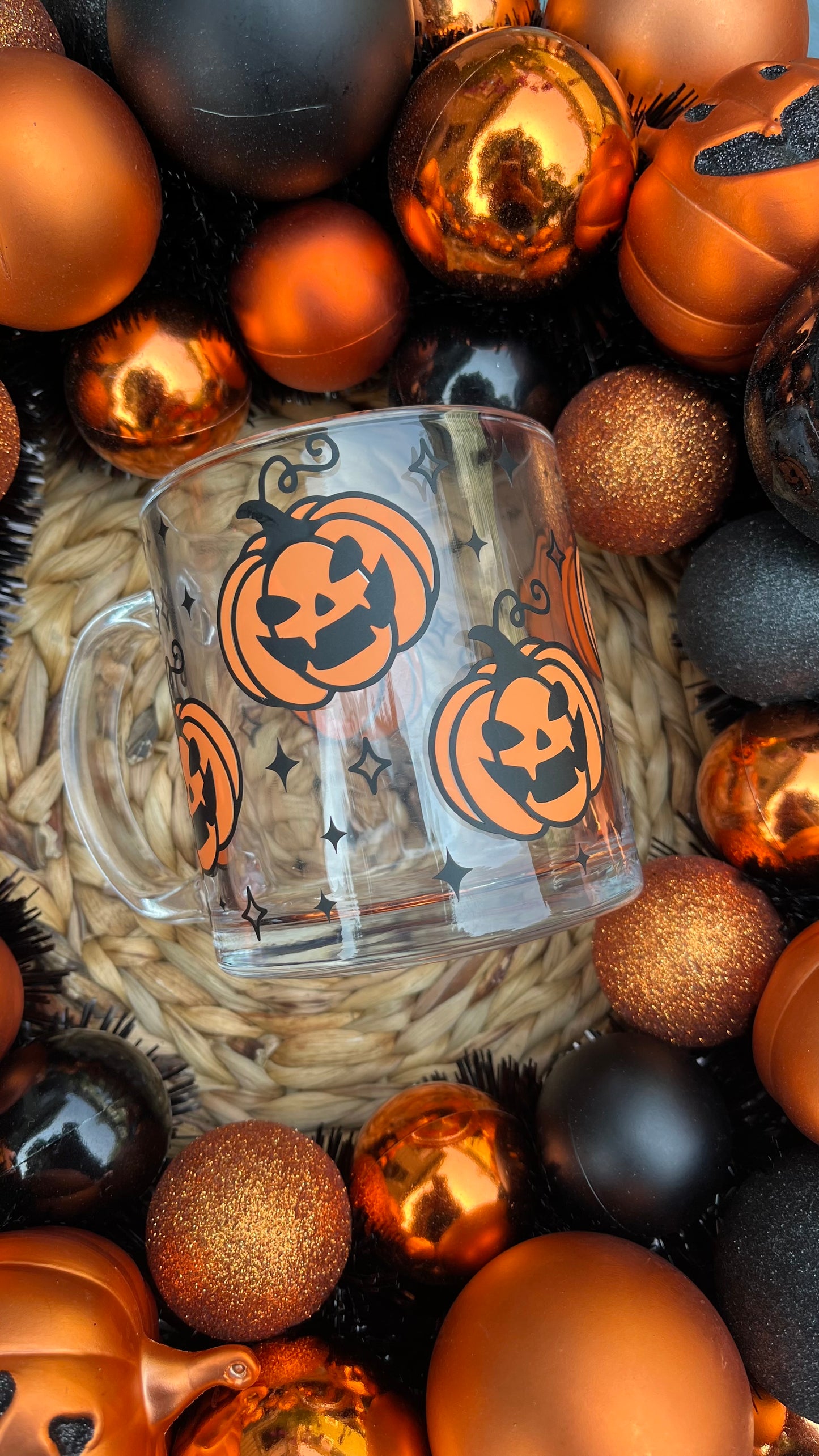 Jackolantern pumpkins mug