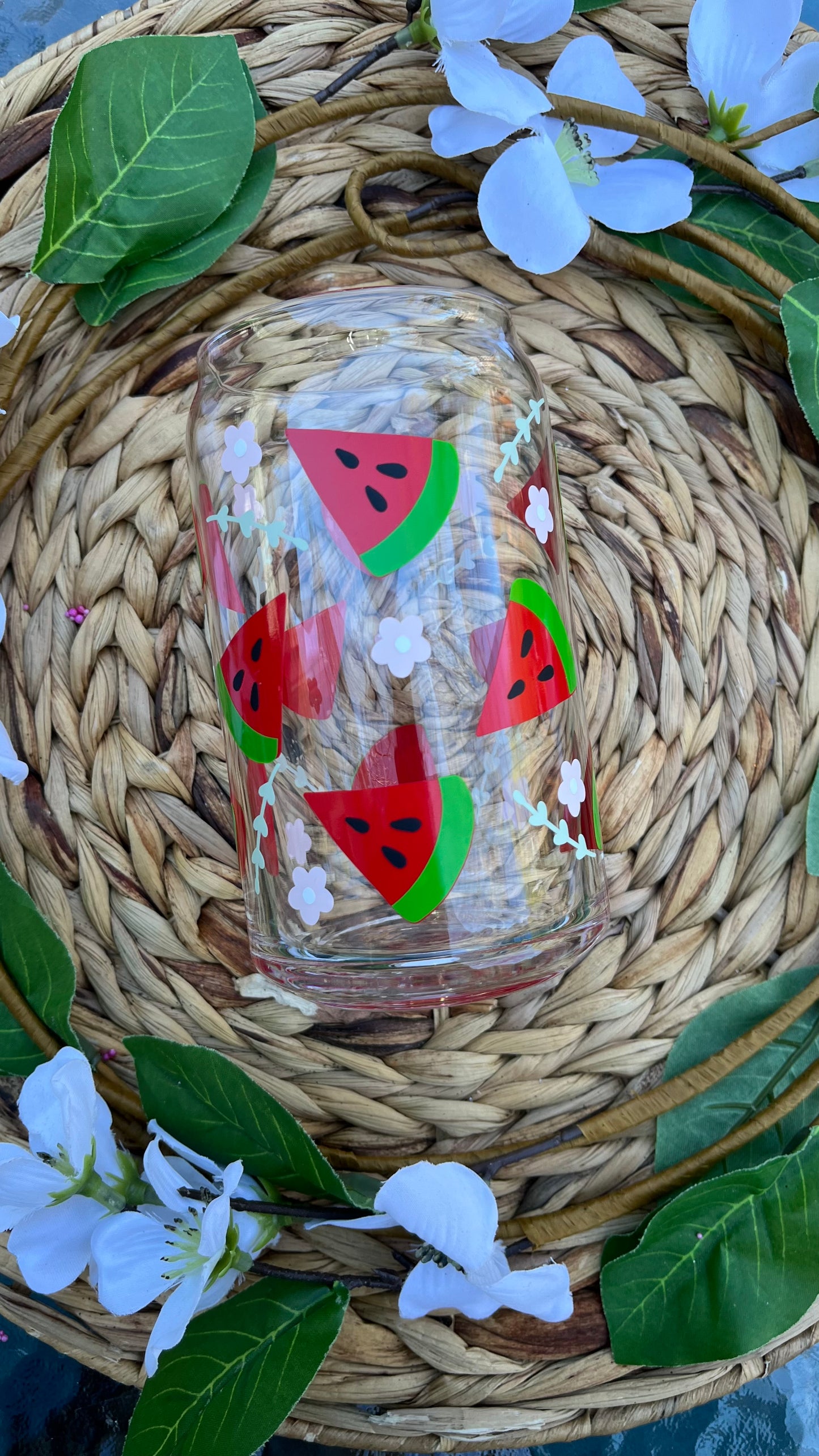 Watermelon glass cup