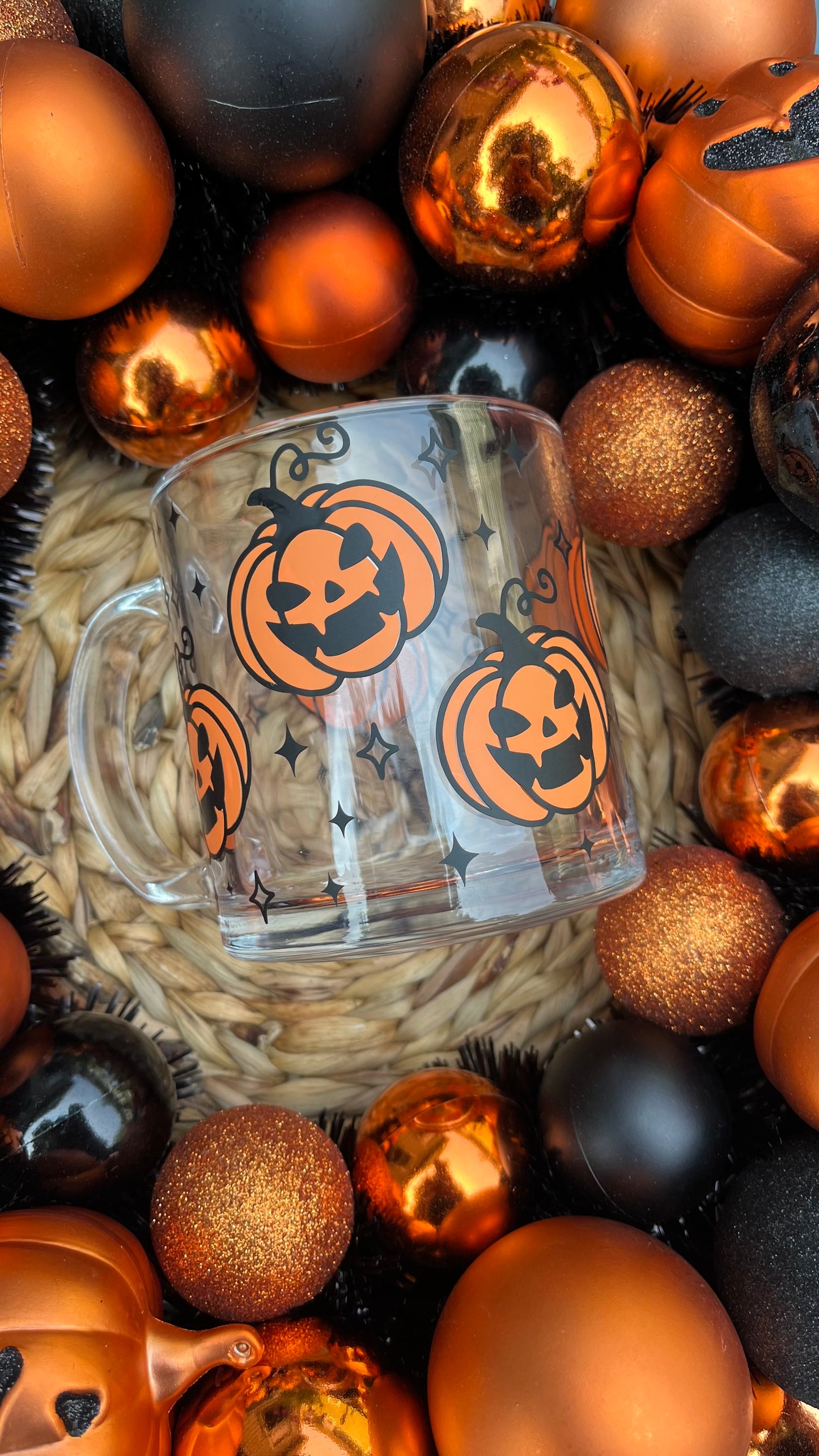 Jackolantern pumpkins mug