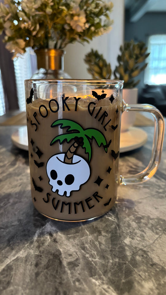 Spooky girl summer mug