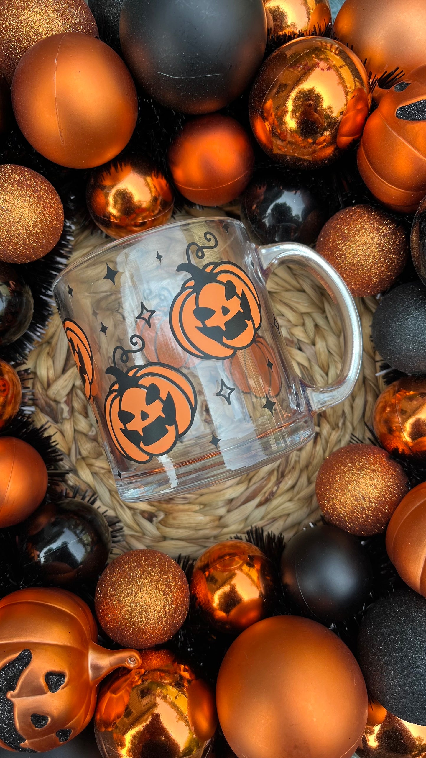 Jackolantern pumpkins mug