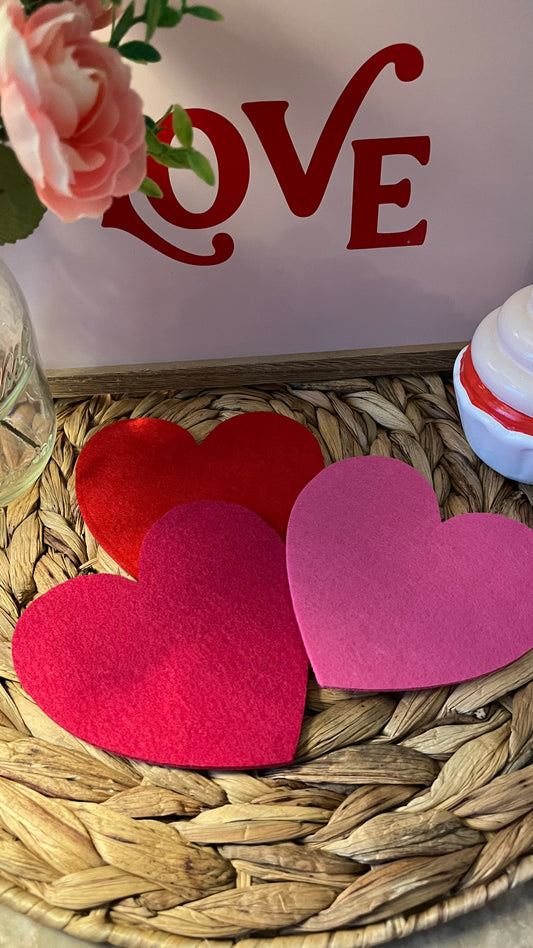 Valentine Heart coaster