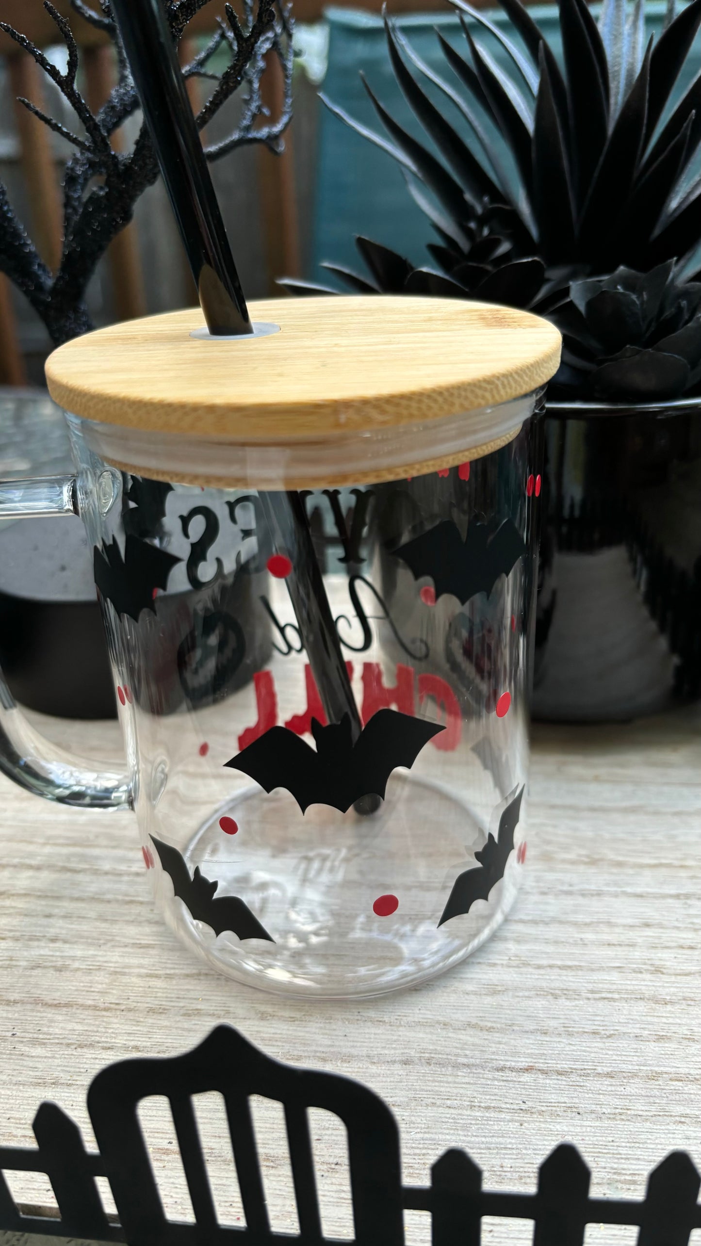 Horror movie glass mug