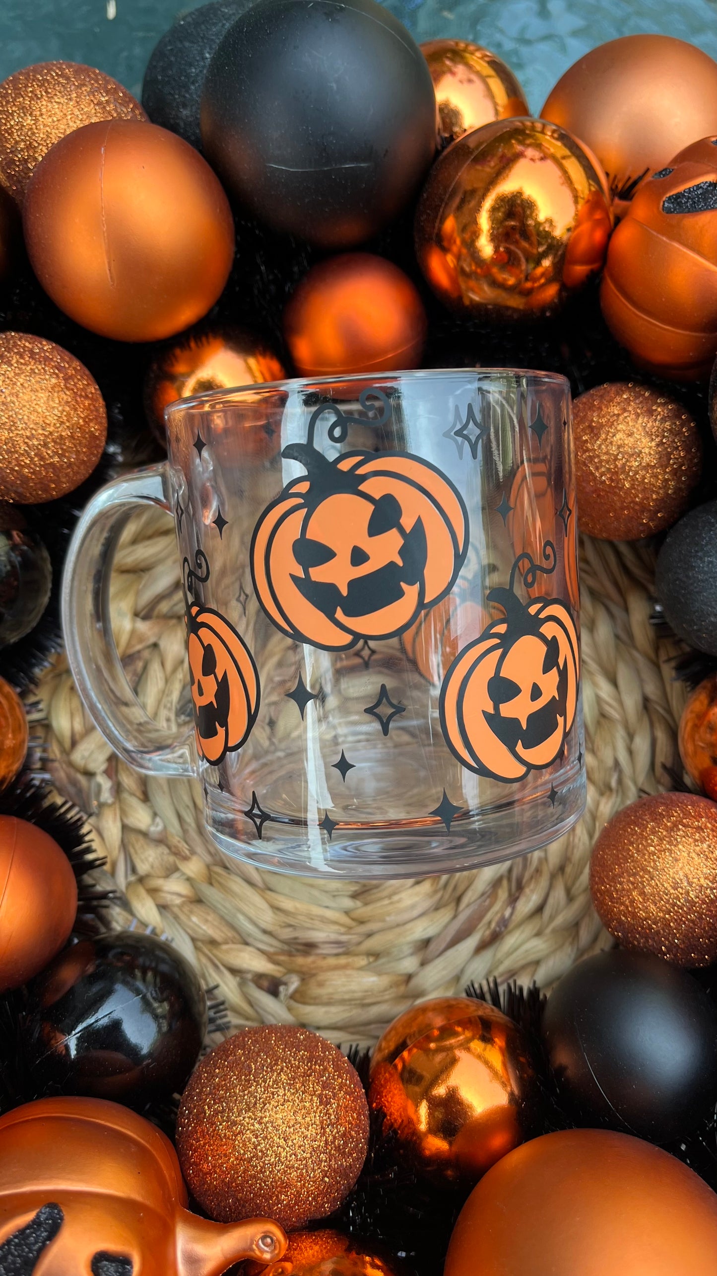 Jackolantern pumpkins mug