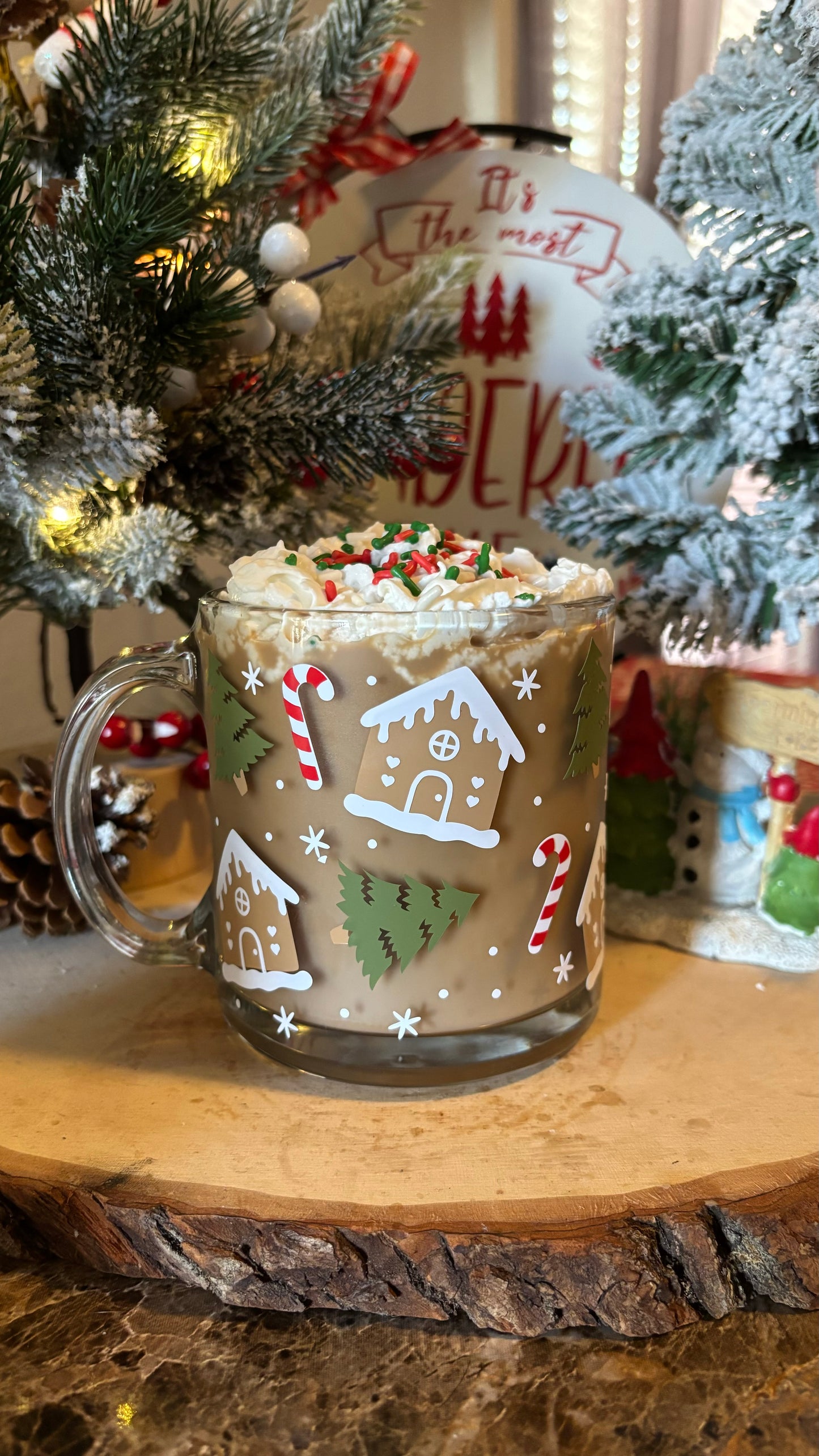 Christmas Gingerbread house mug