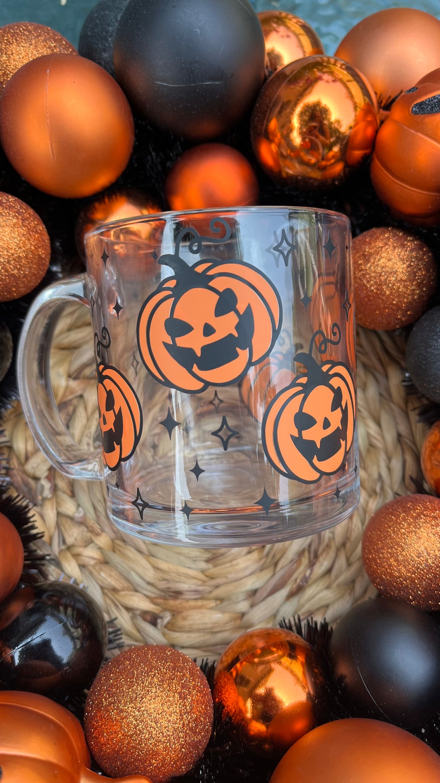 Jackolantern pumpkins mug