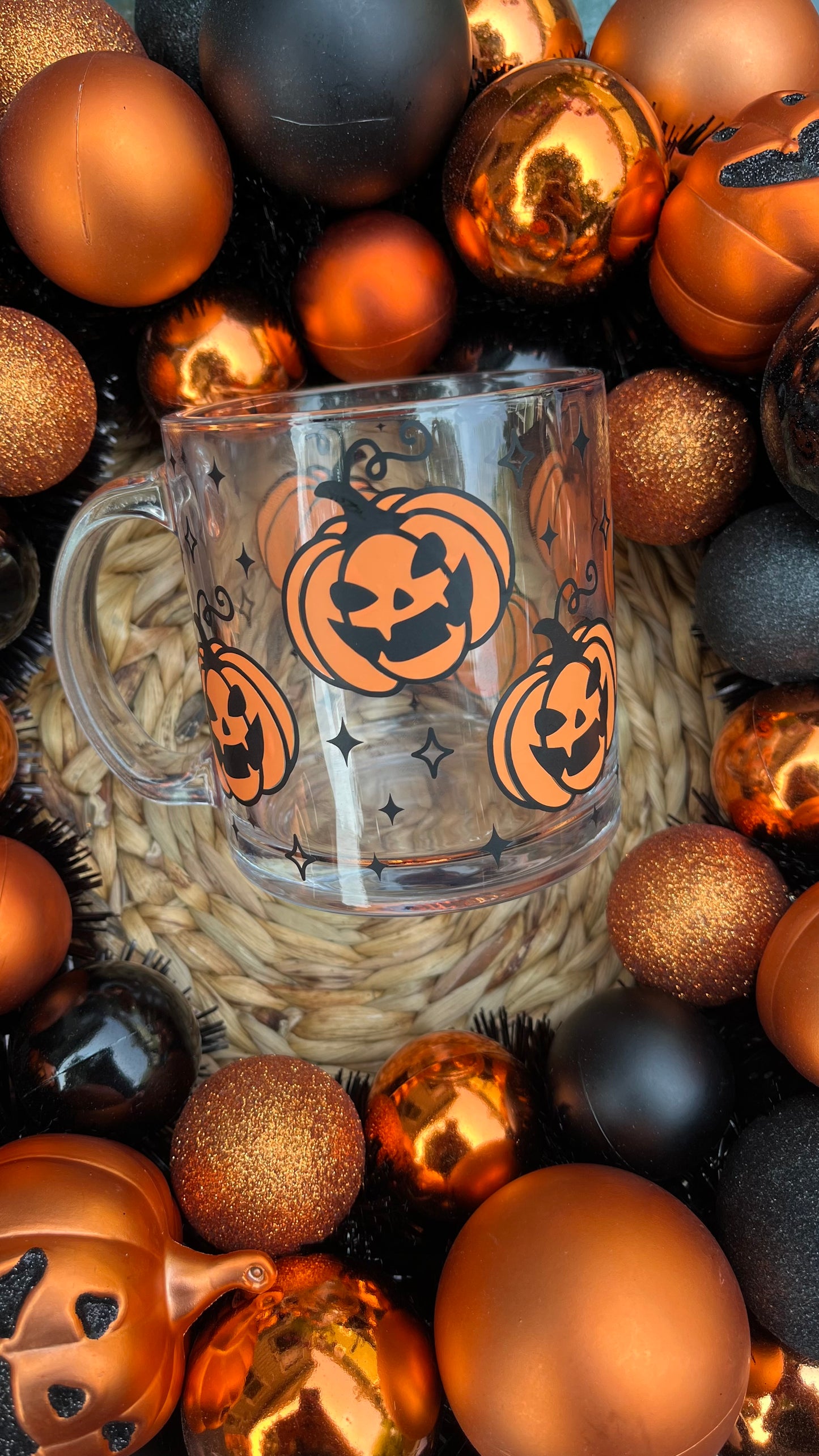 Jackolantern pumpkins mug