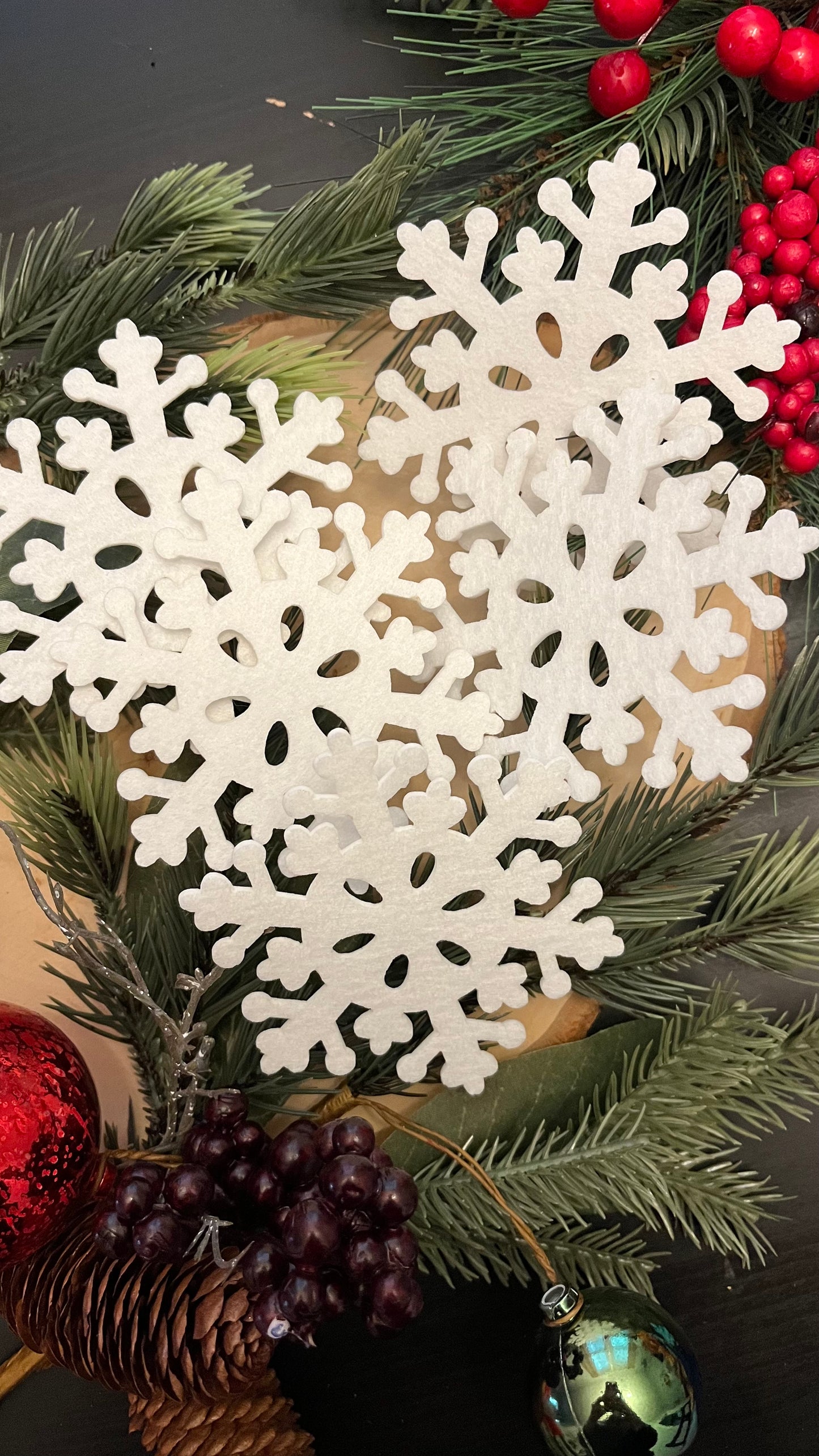 Snowflake coaster