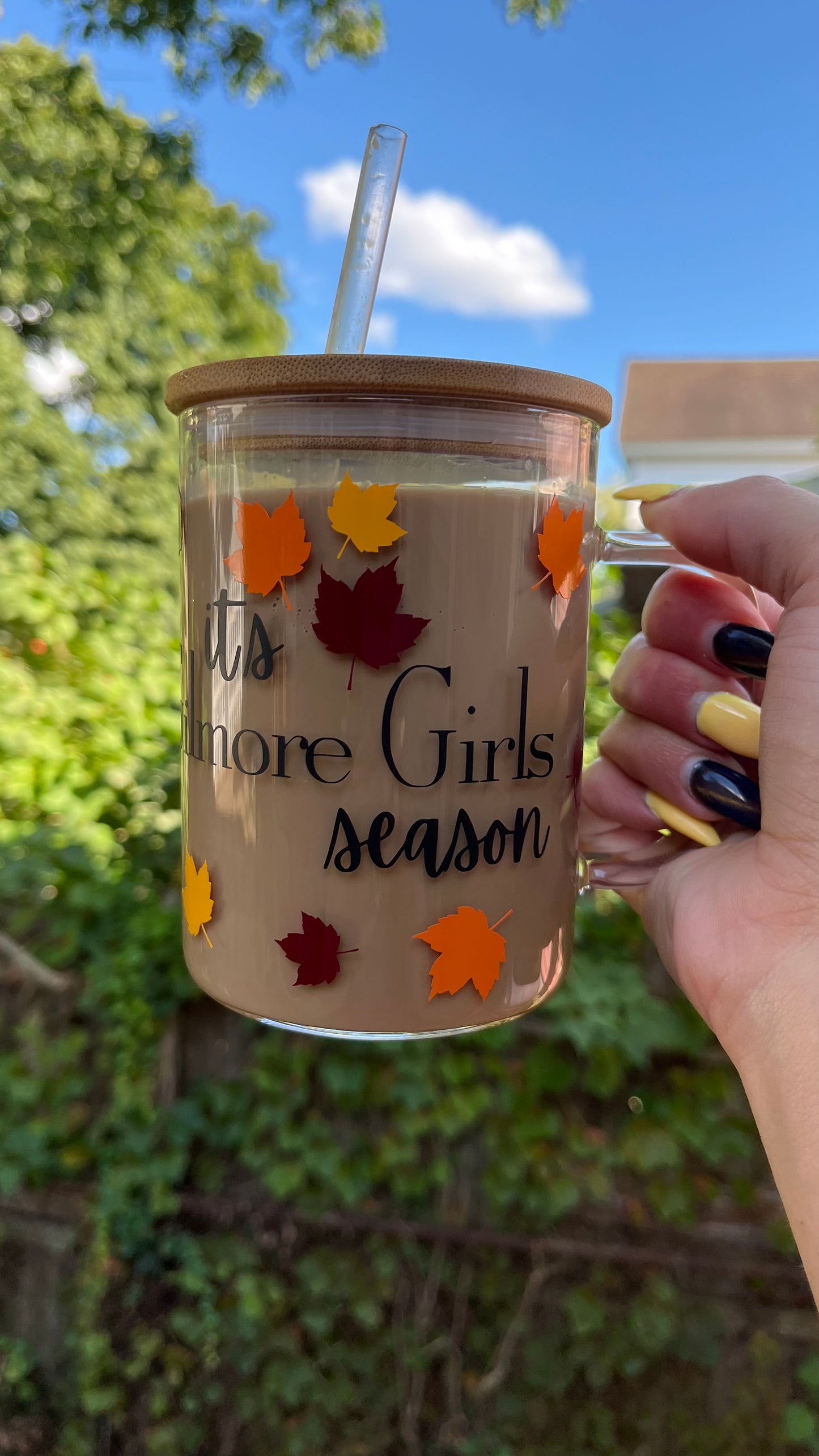 Gilmore girls season glass mug