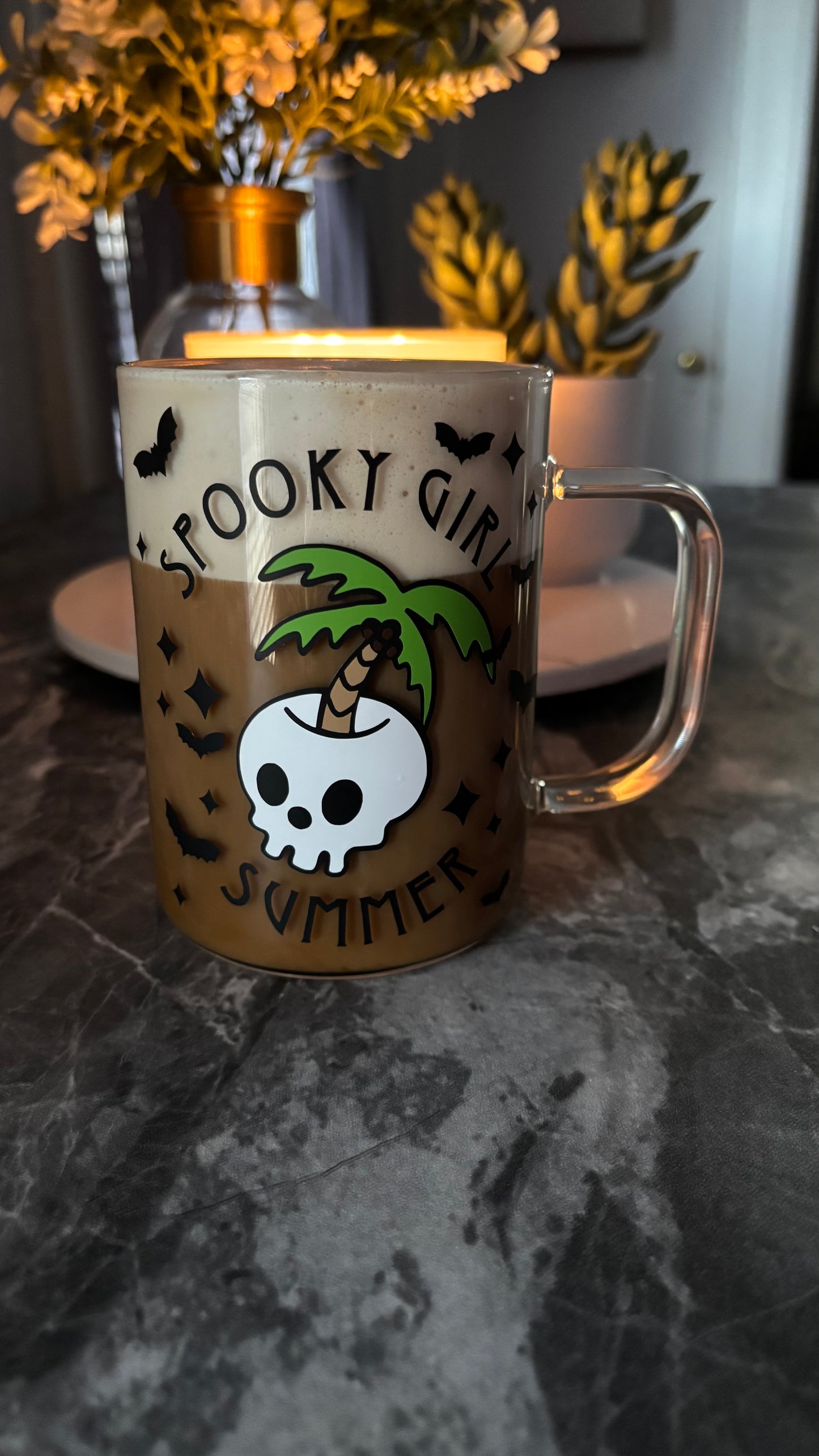 Spooky girl summer mug