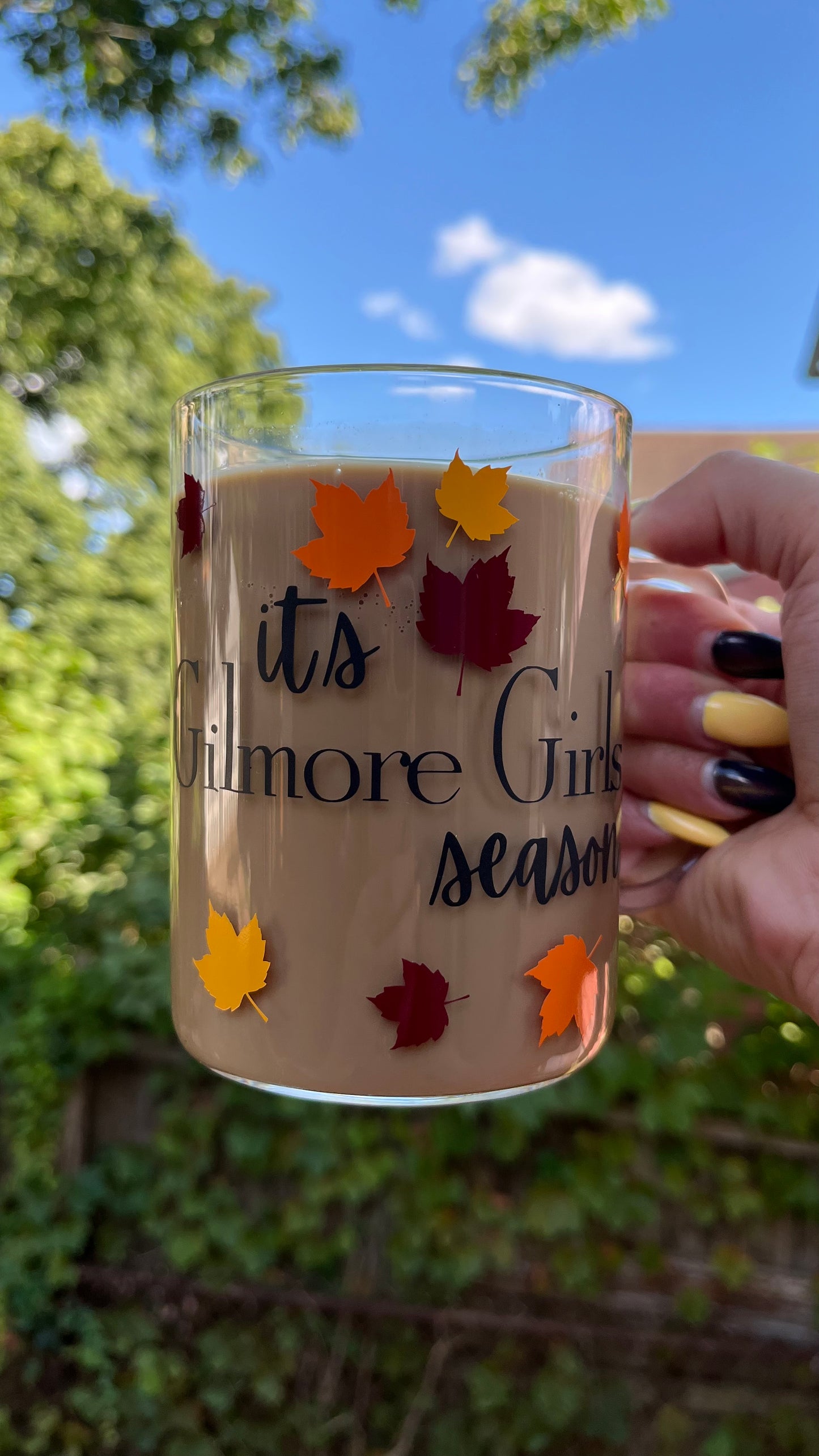 Gilmore girls season glass mug