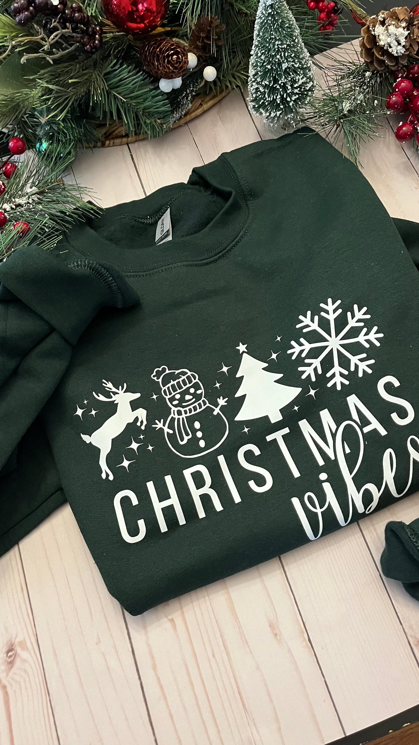 Christmas vibes sweatshirt