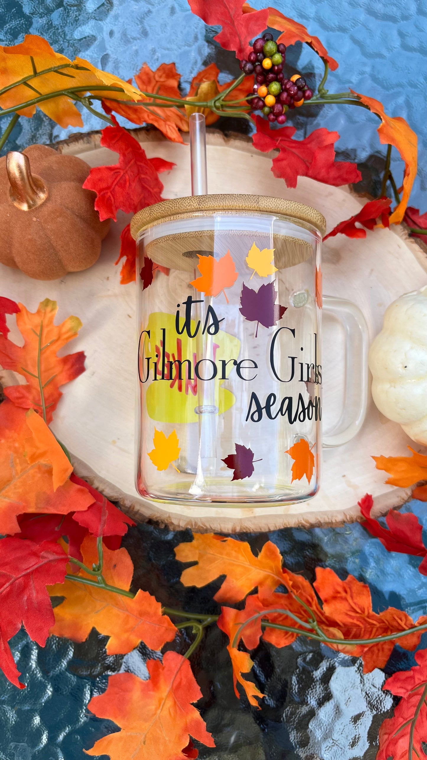 Gilmore girls season glass mug