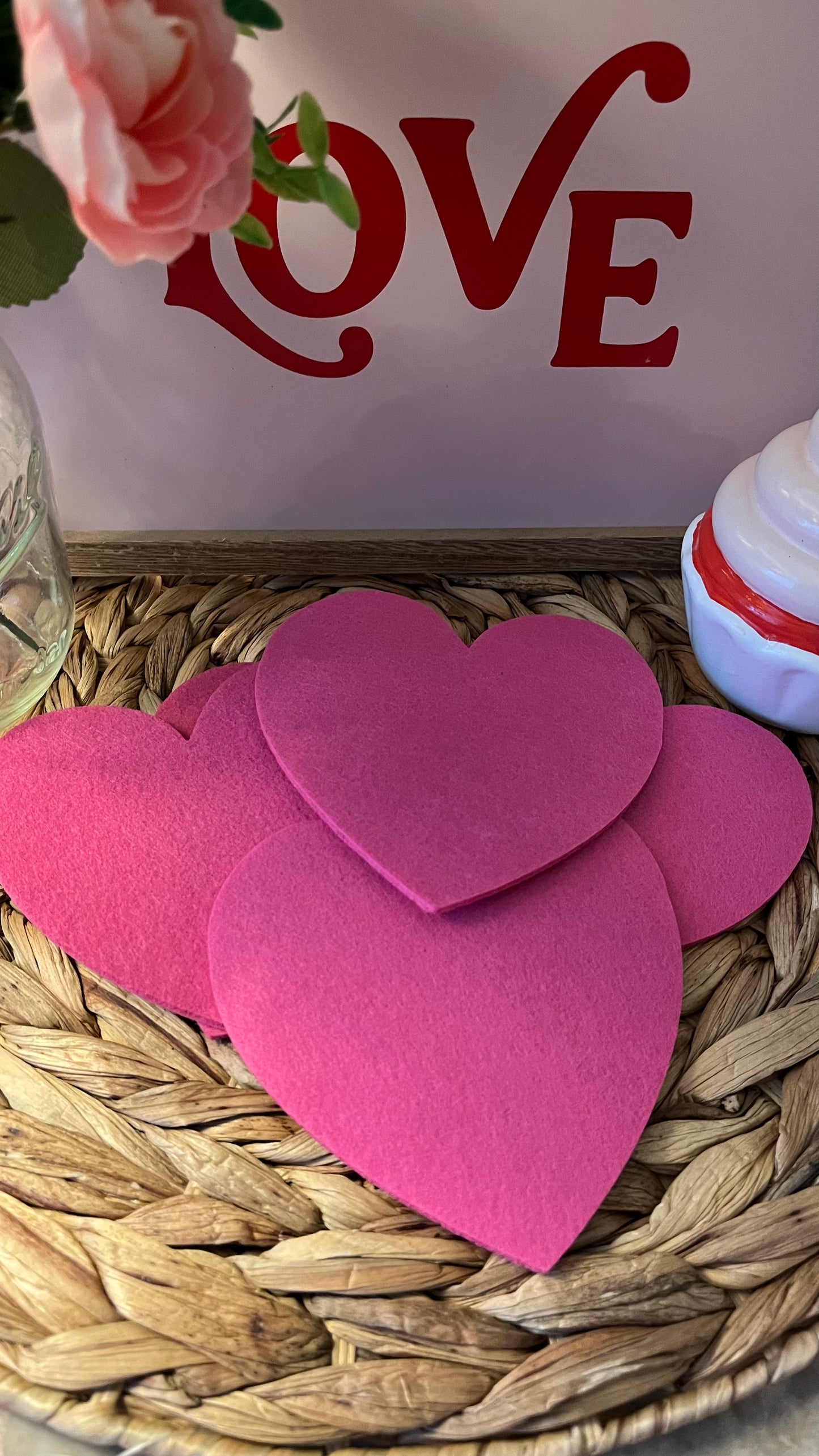 Valentine Heart coaster