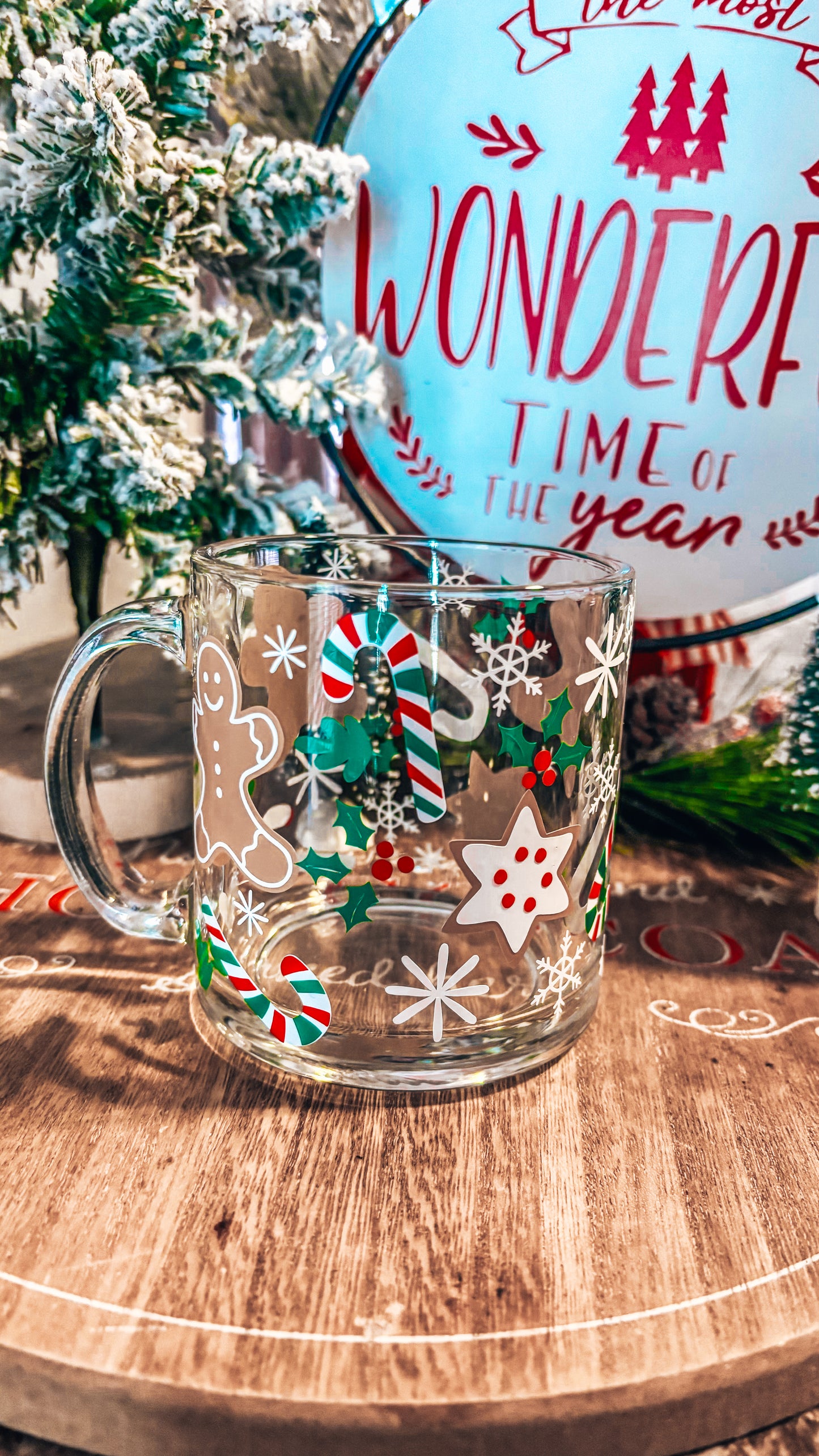 Christmas gingerbread mug