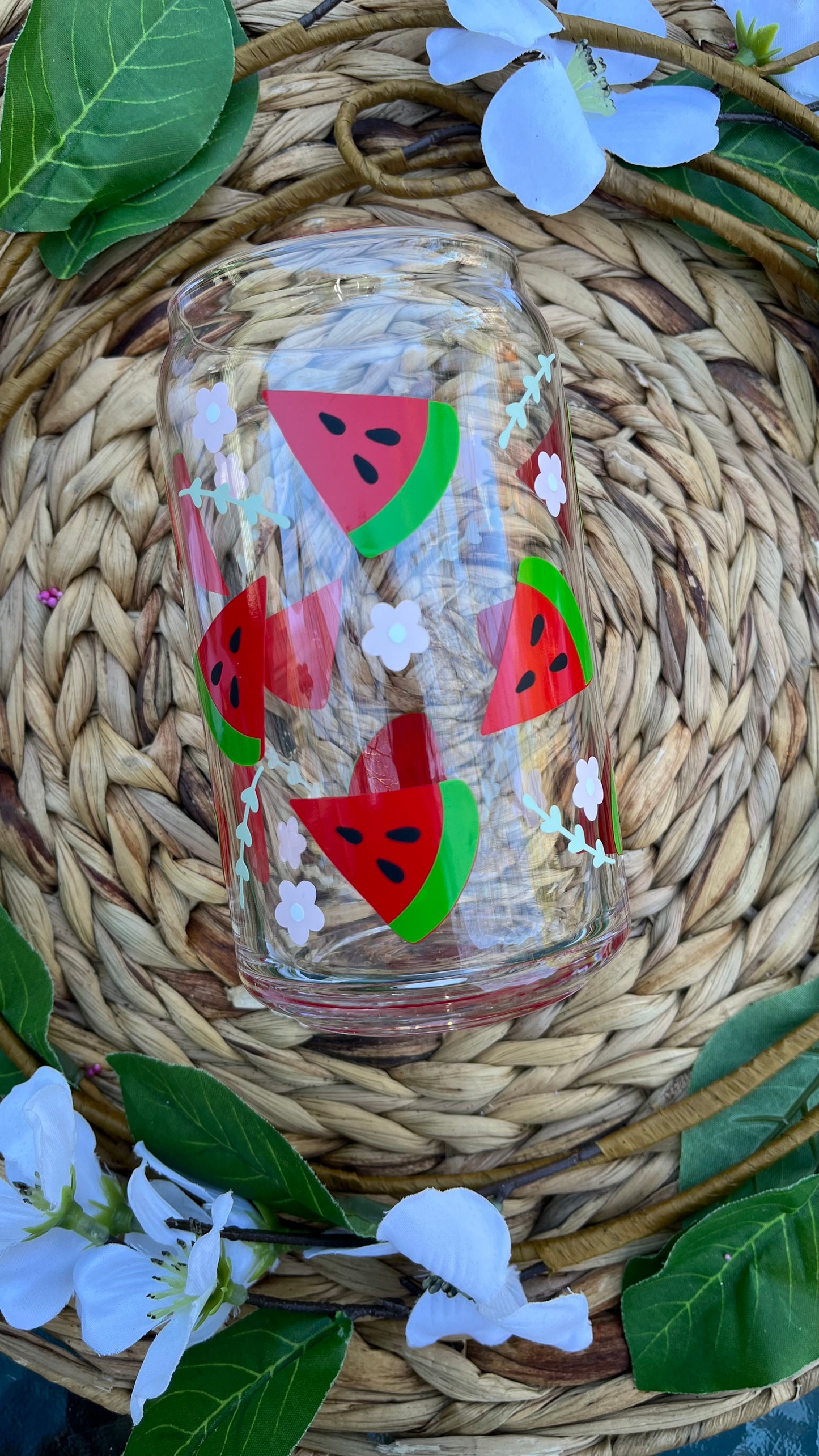 Watermelon glass cup