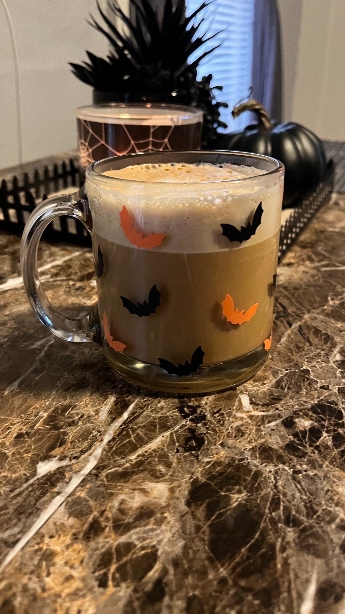 Stay spooky glass mug