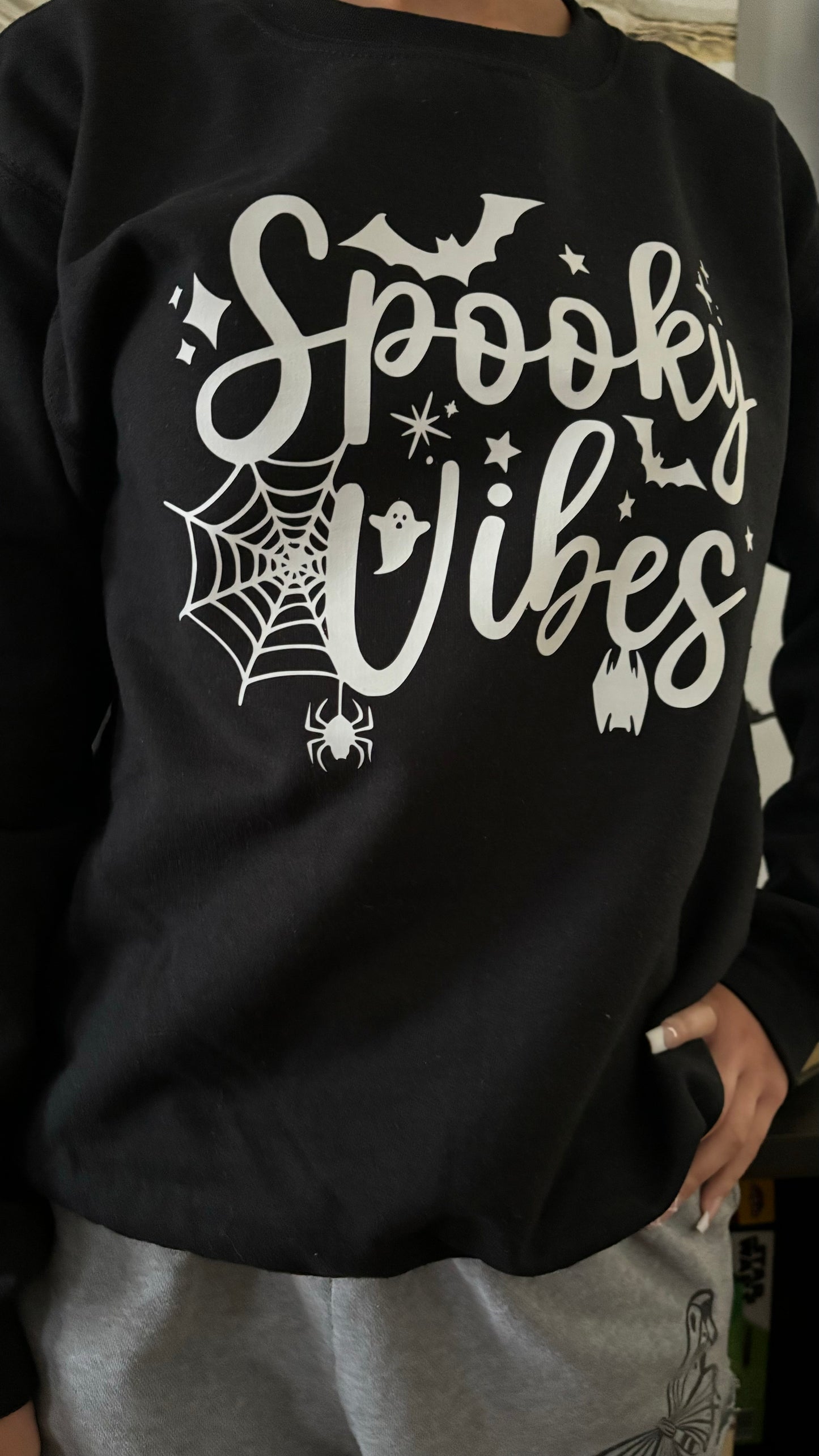 Spooky vibes Halloween sweatshirt