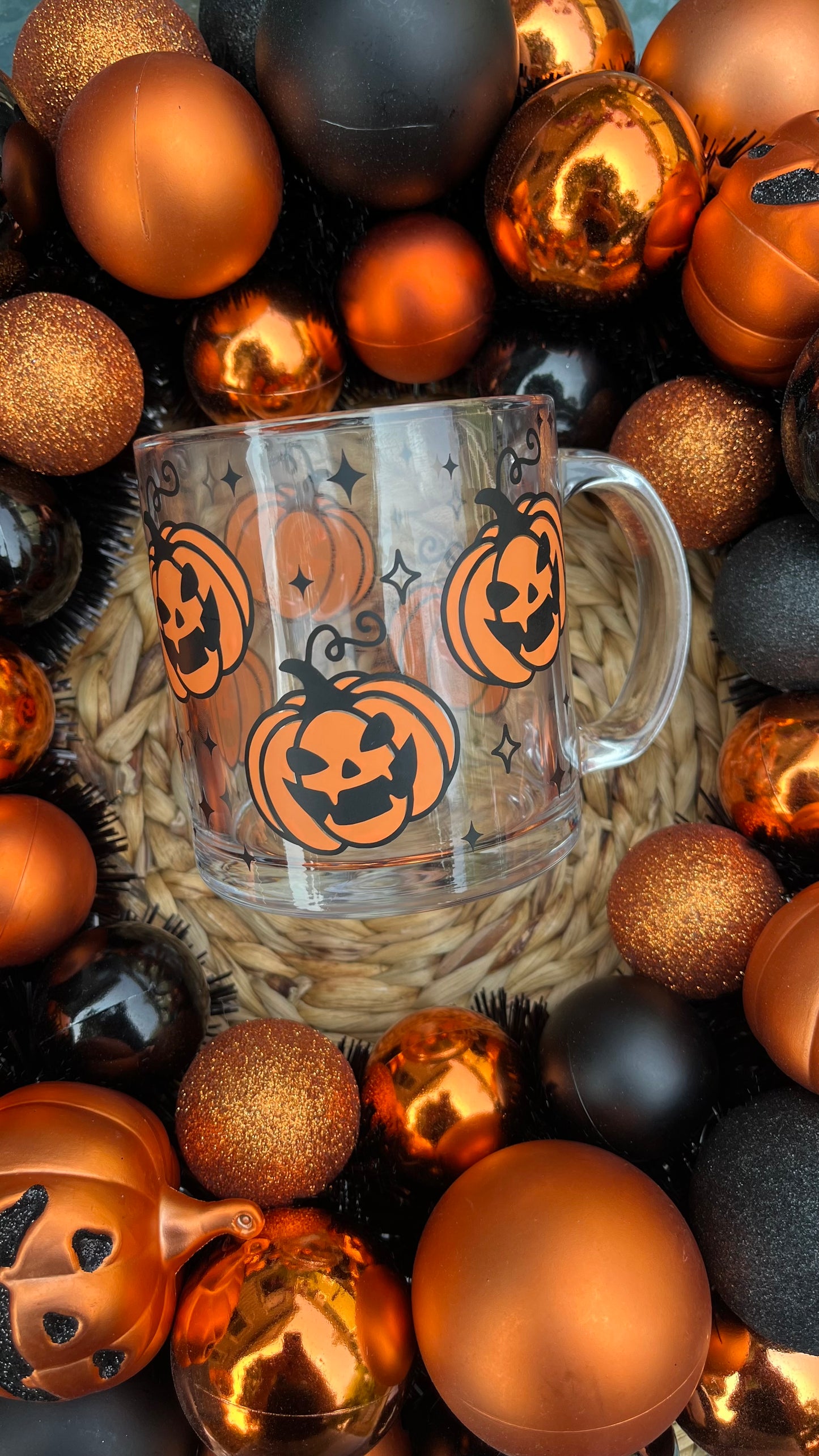 Jackolantern pumpkins mug