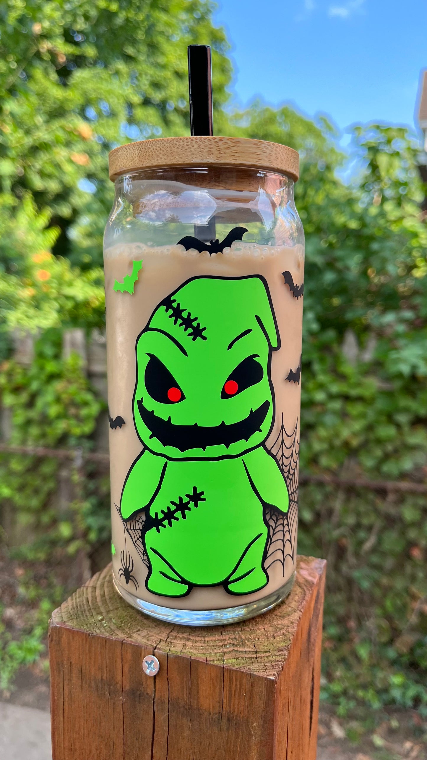 Oogie boogie glass