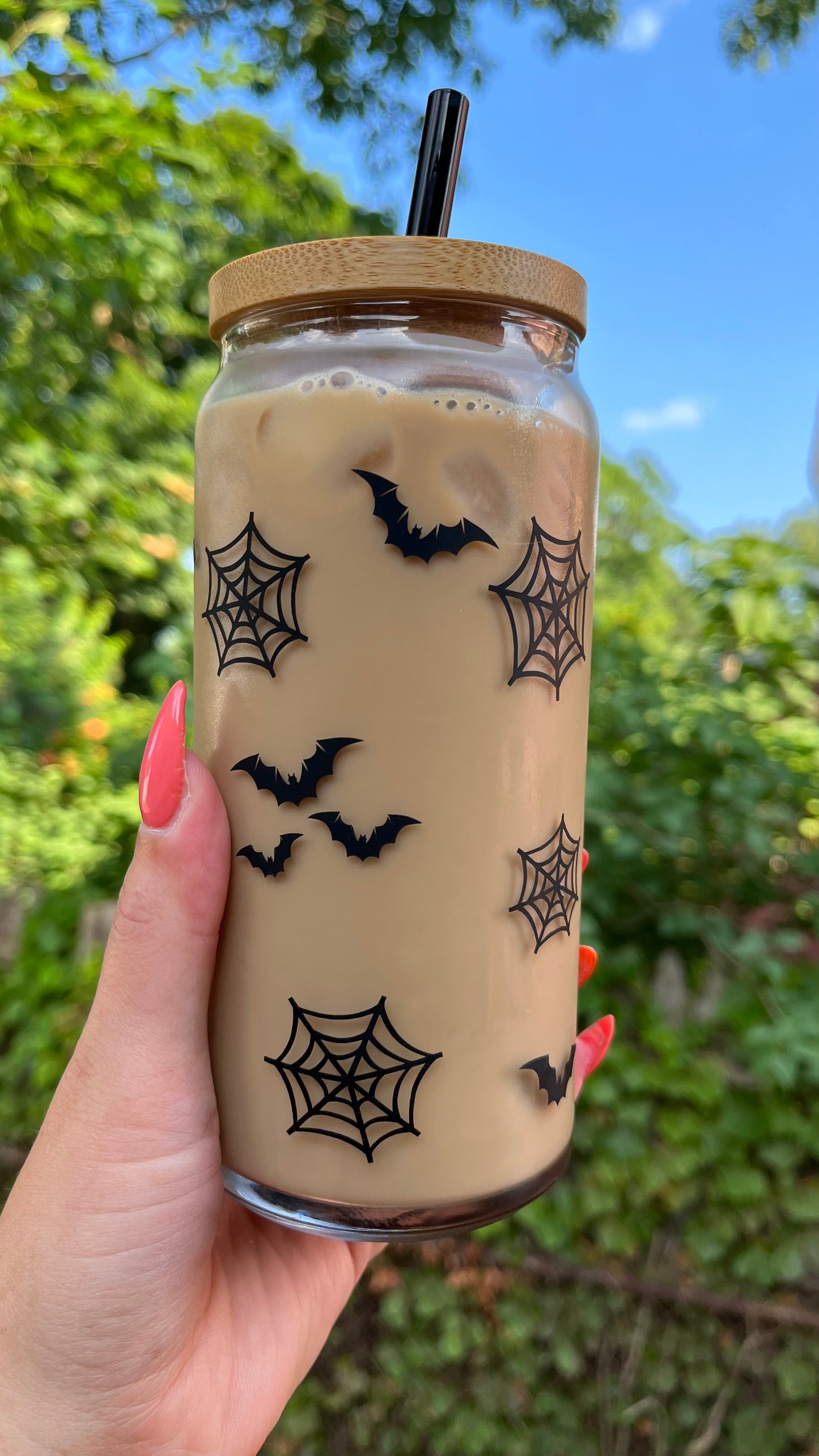 Jack skellington  glass