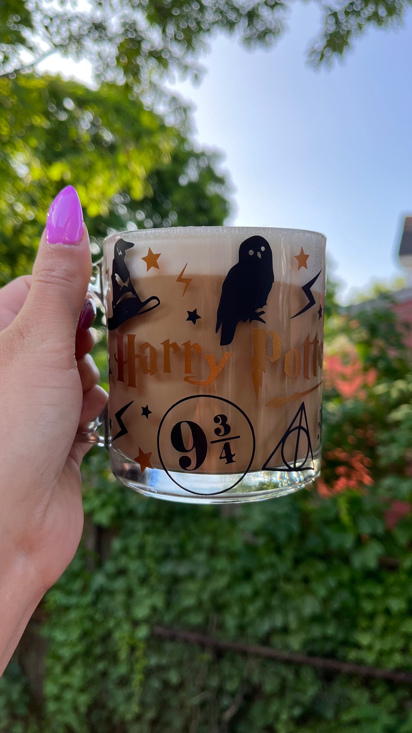 Harry Potter glass mug