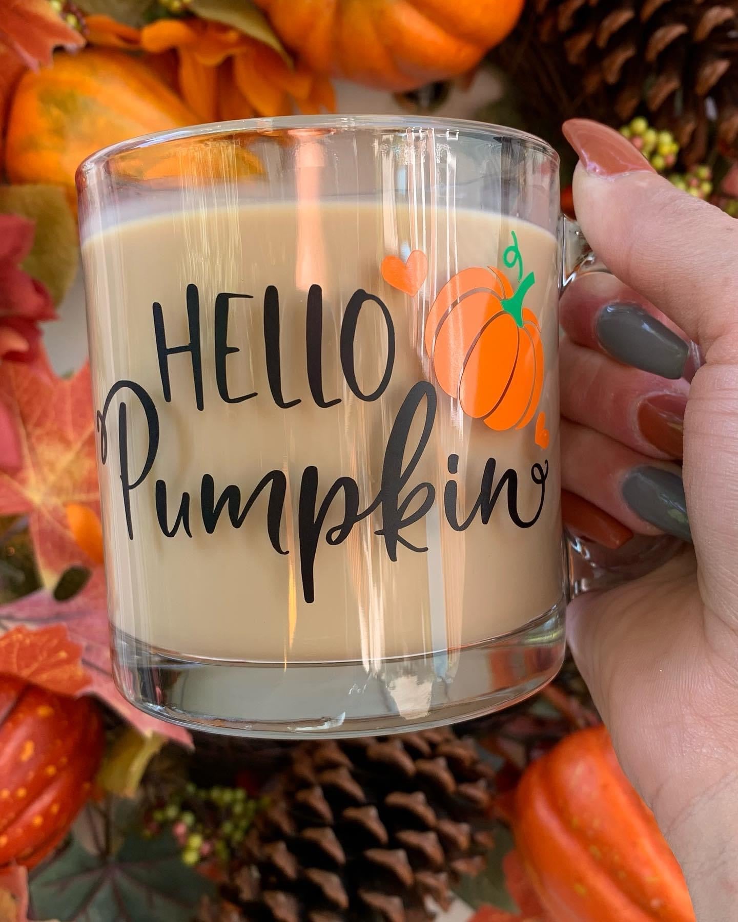 Hello pumpkin mug