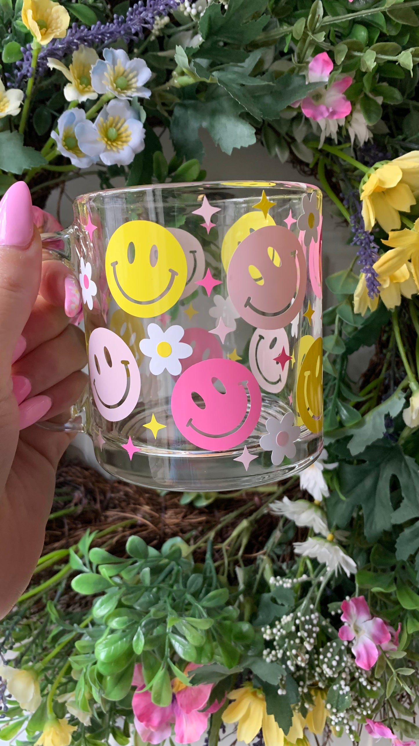 Smiley face mug