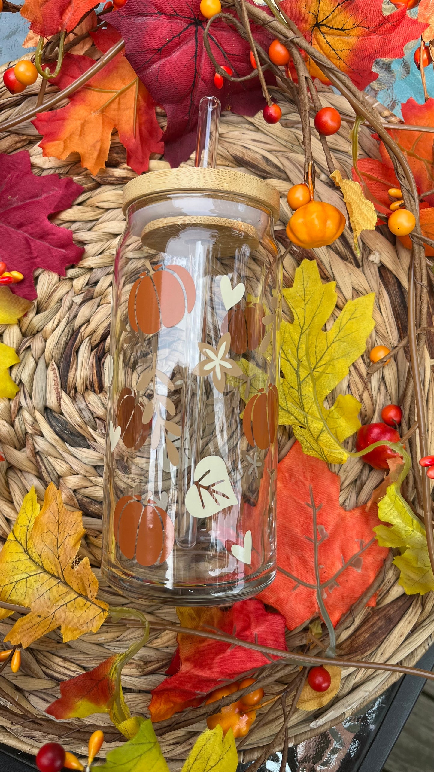 Autumn spice glass