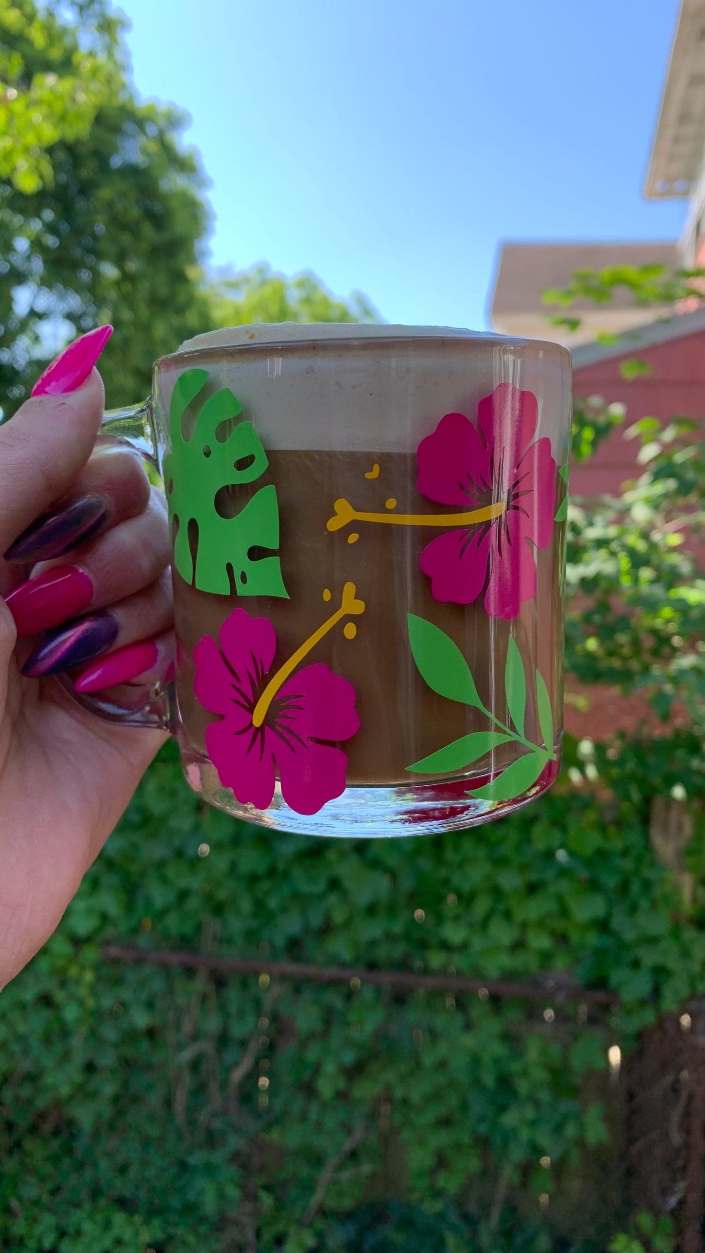 Hibiscus mug