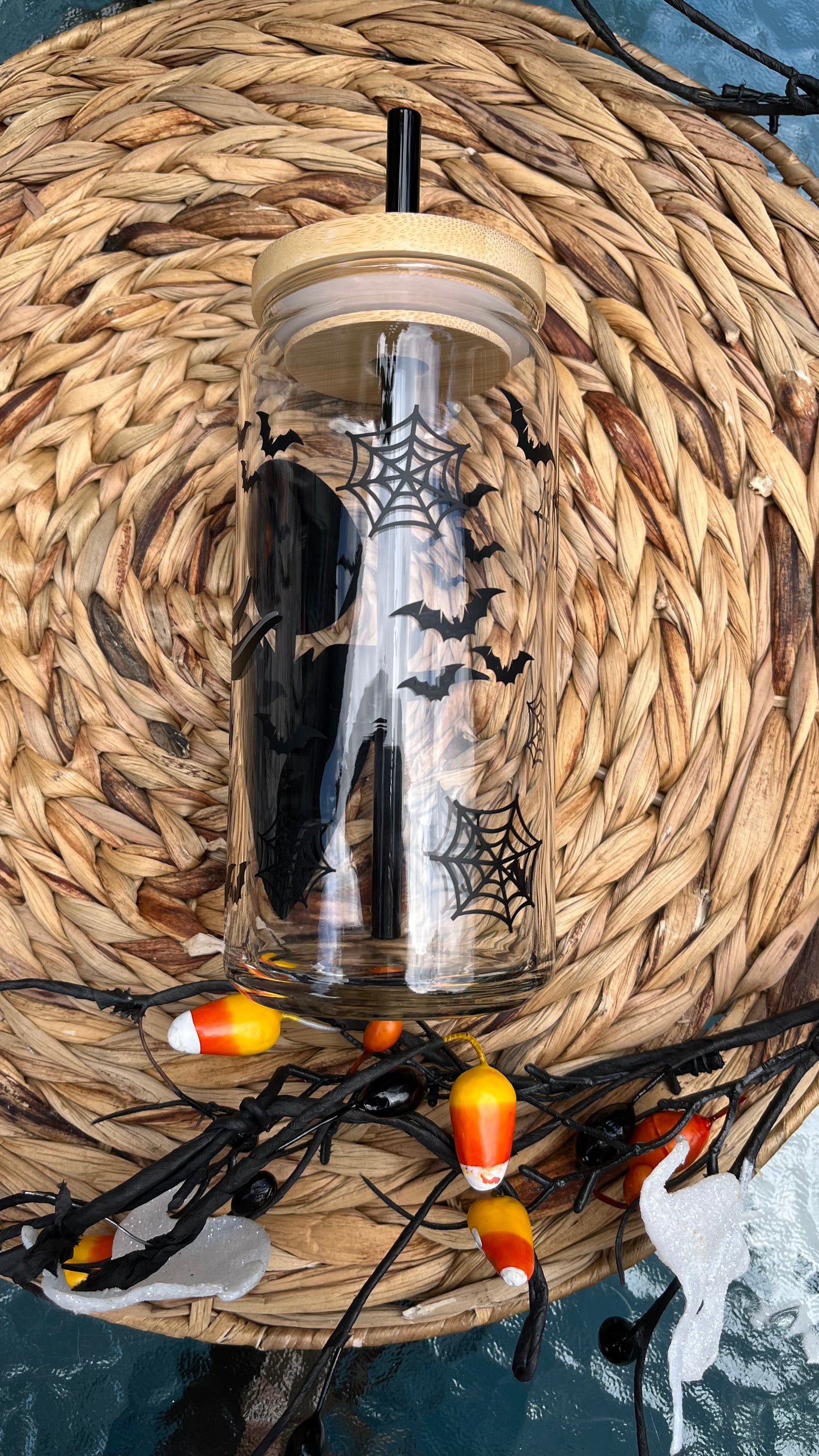 Jack skellington  glass