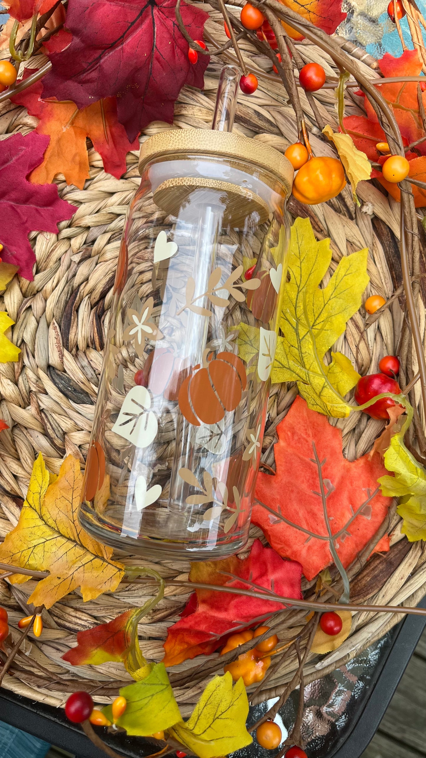 Autumn spice glass